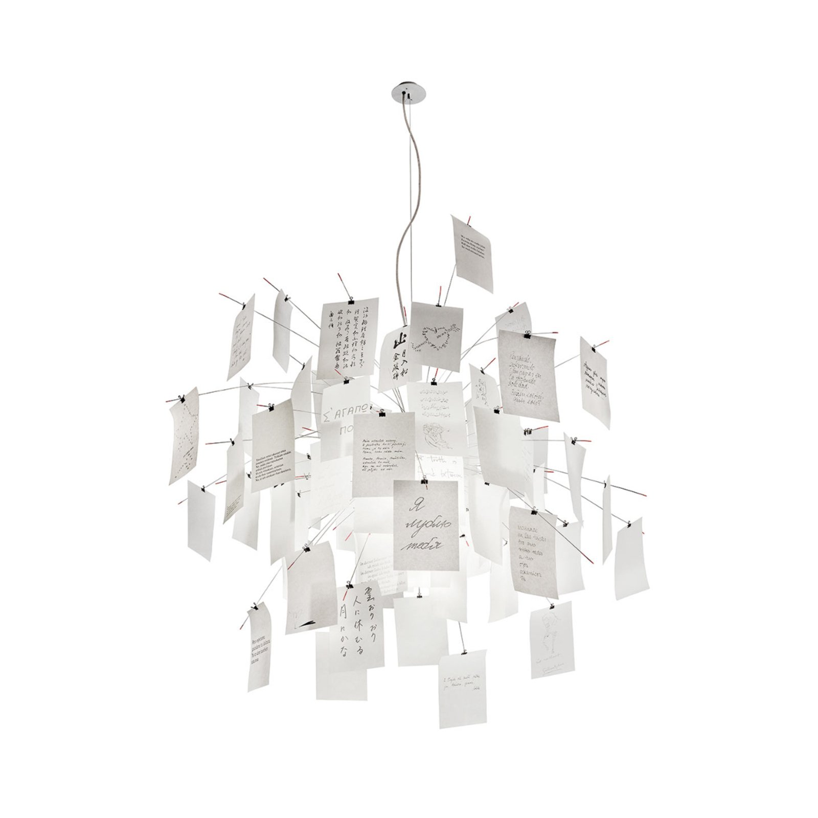 Zettel'z lampe 5 Pendelleuchte - Ingo Maurer