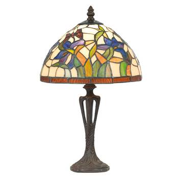 Elanda bordlampe i Tiffany-stil, 40 cm