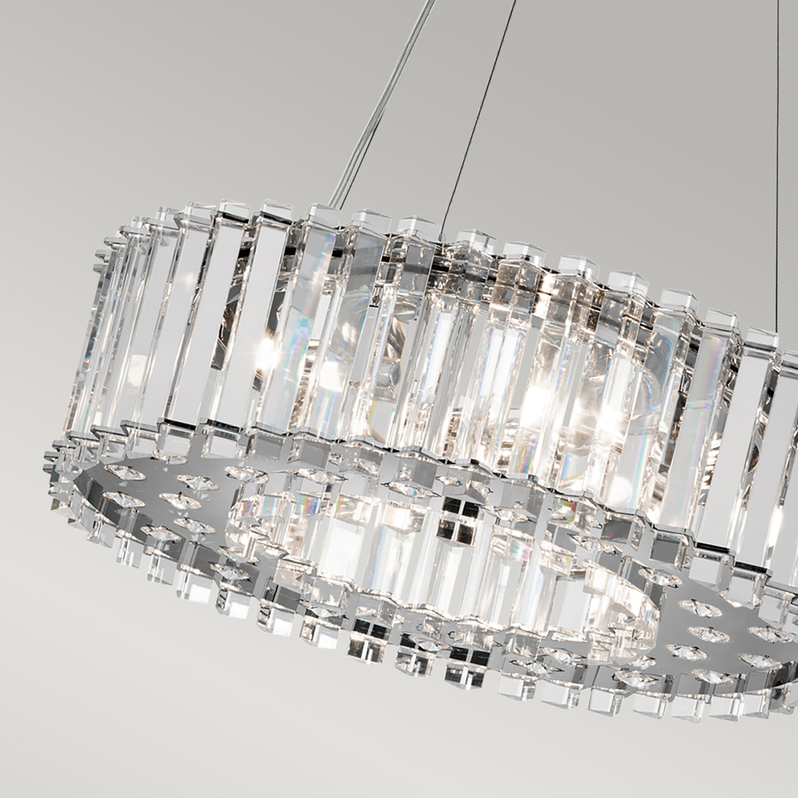 LED hanglamp Crystal Skye Ø 43,8 cm