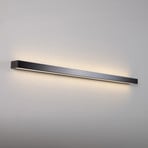 LED wall light Mera, width 120 cm, black