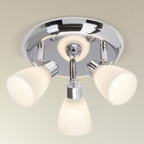 Kensington - loftlampe, krom med tre lyskilder