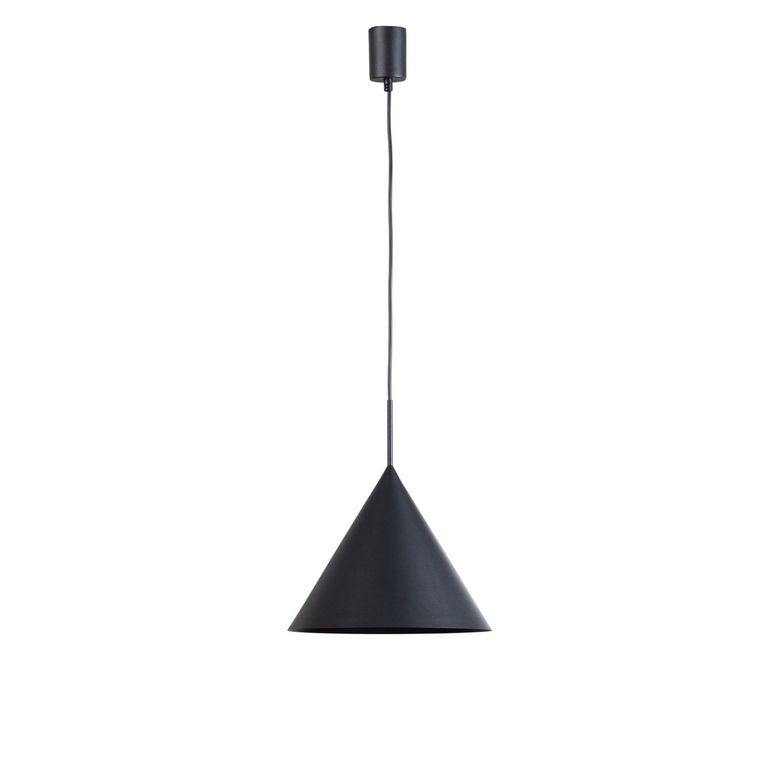 Capital pendant light, black, 1-bulb, Ø 32 cm, GX53