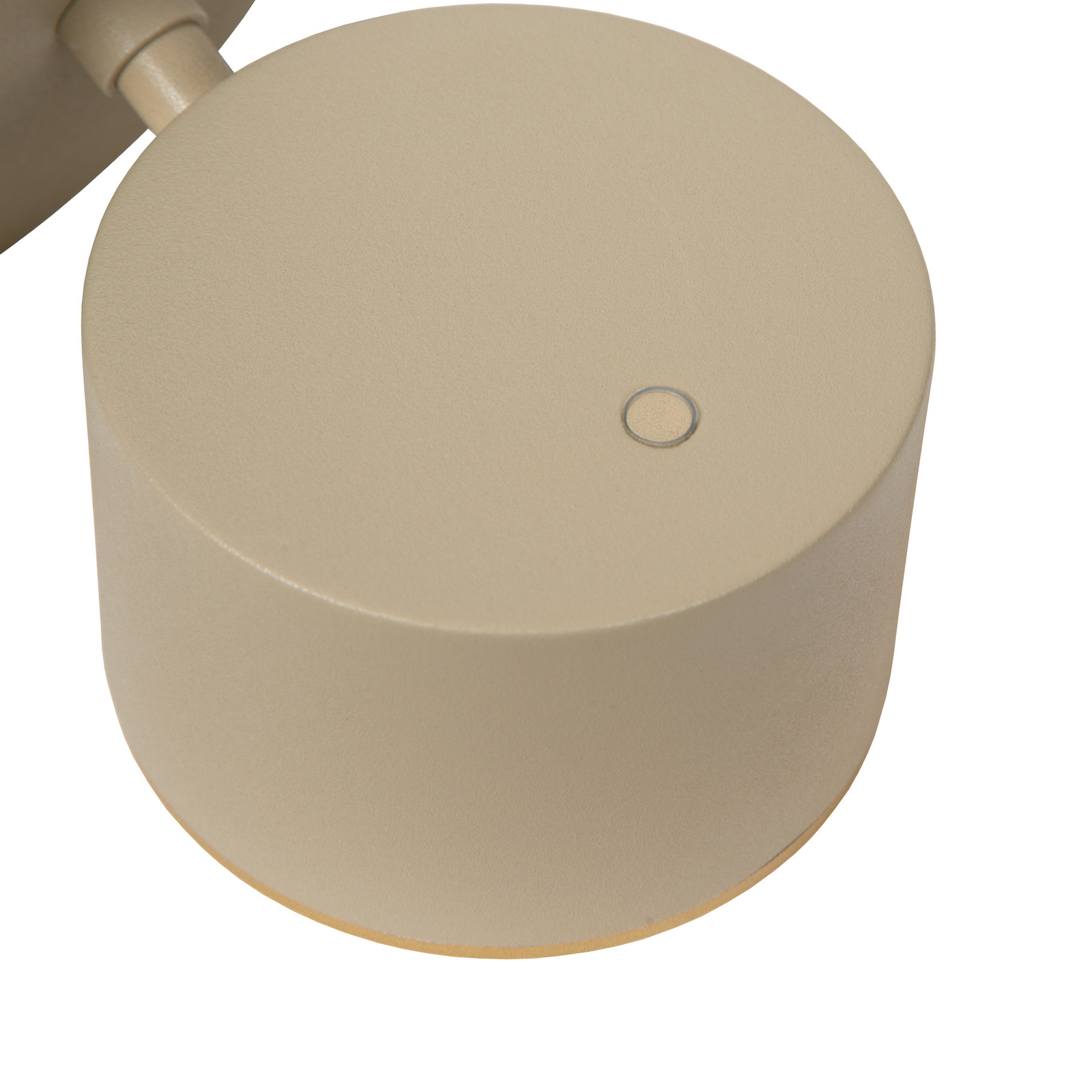 Candeeiro de parede LED Gian, cinza-escuro, largura 11 cm, metal