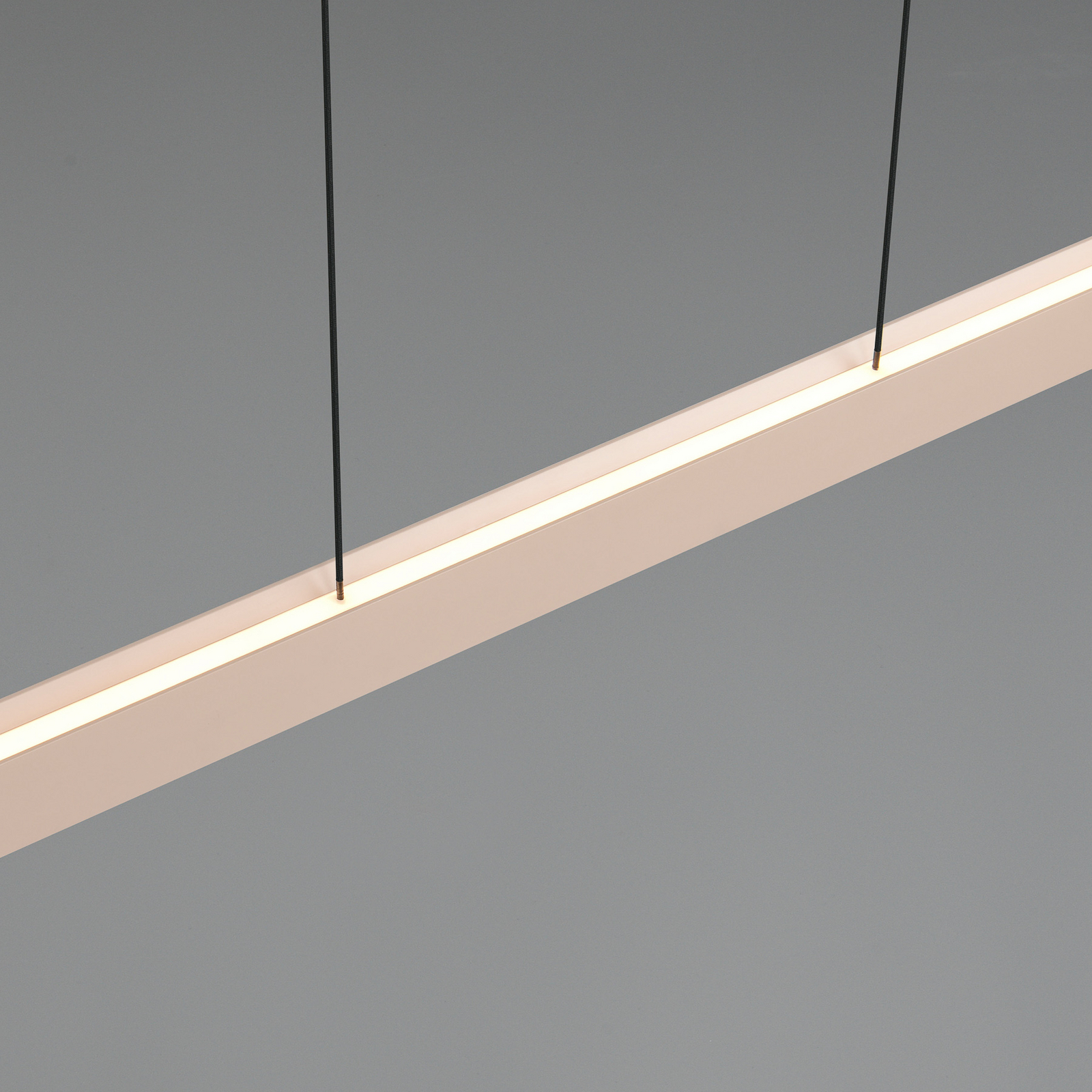 Κρεμαστό φωτιστικό LED Donegal, μπεζ χρώμα, μήκος 150 cm, CCT Κρεμαστό φωτιστικό LED Donegal, μπεζ χρώμα, μήκος 150 cm, CCT