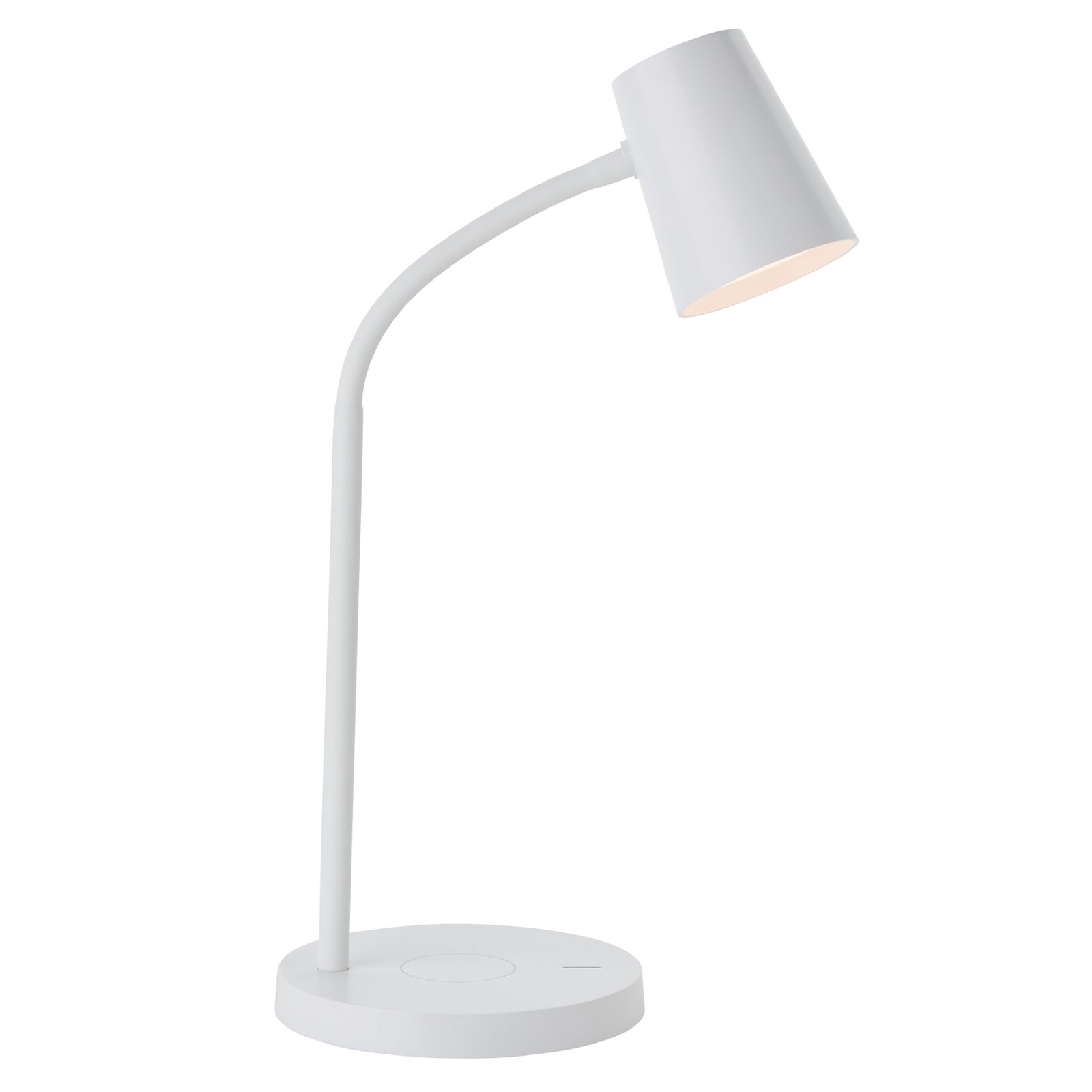 LED asztali lámpa Illa, fehér