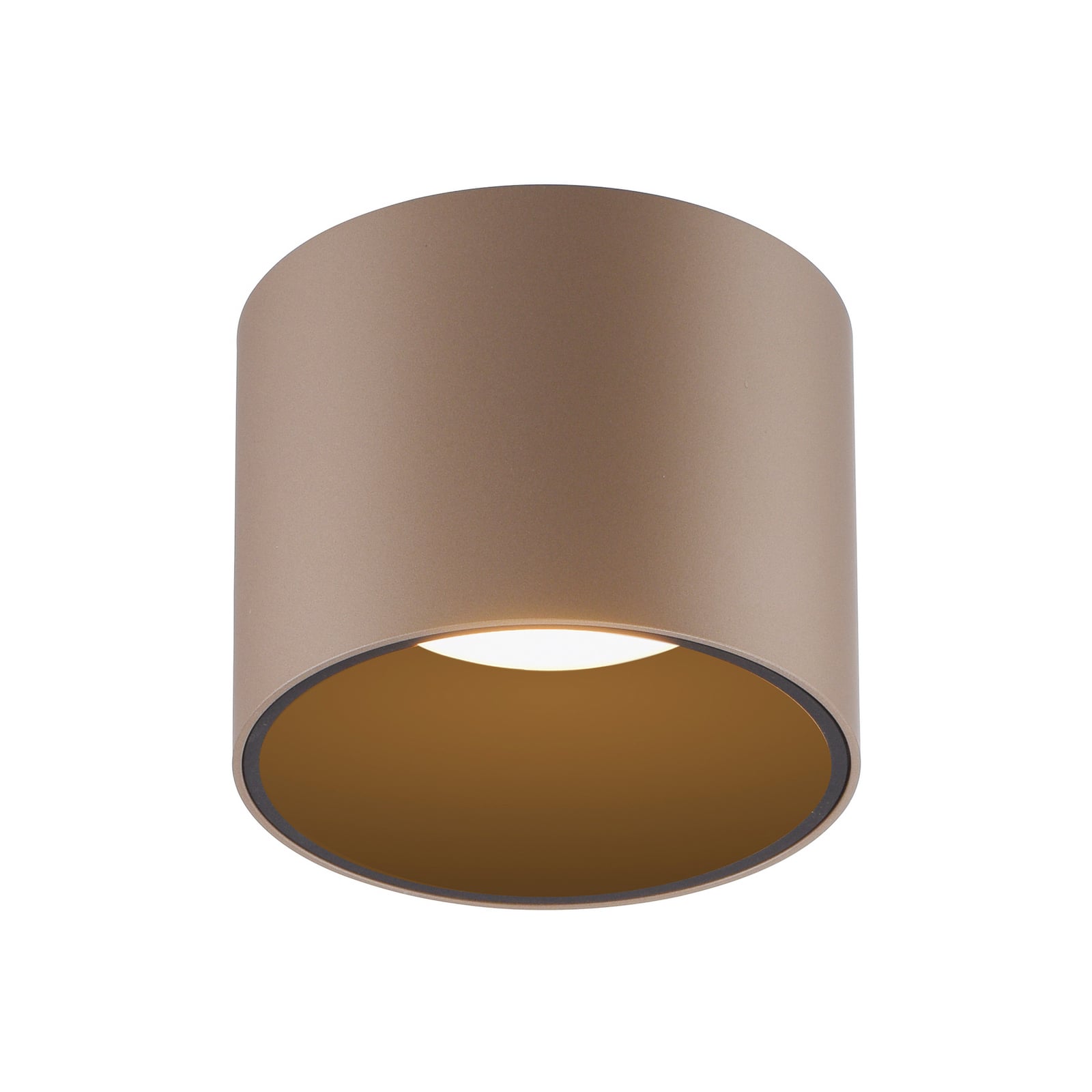 Point LED-Bad-Deckenlampe, bronzefarben, Ø18 cm, IP44 - PURE Point LED-Bad-Deckenlampe, bronzefarben, Ø18 cm, IP44 - PURE