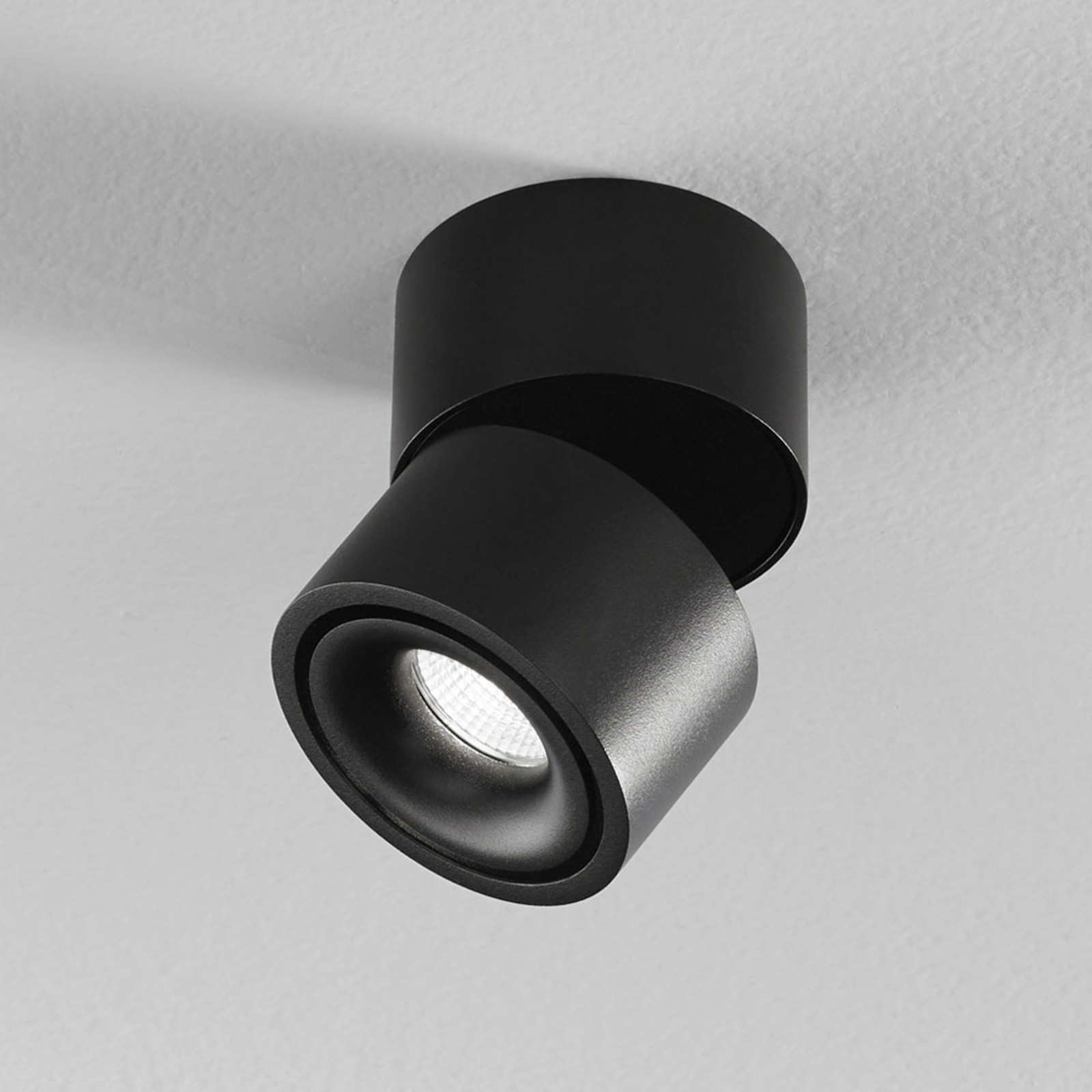 Egger Clippo S spot pour plafond LED, noir