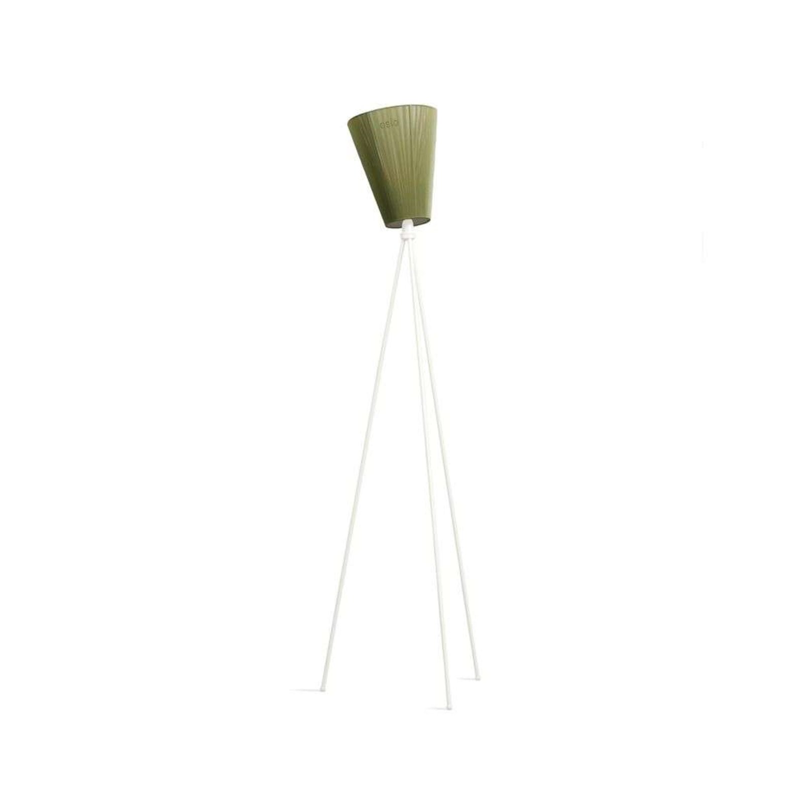 Oslo Wood Lampadar White/Olive - Northern