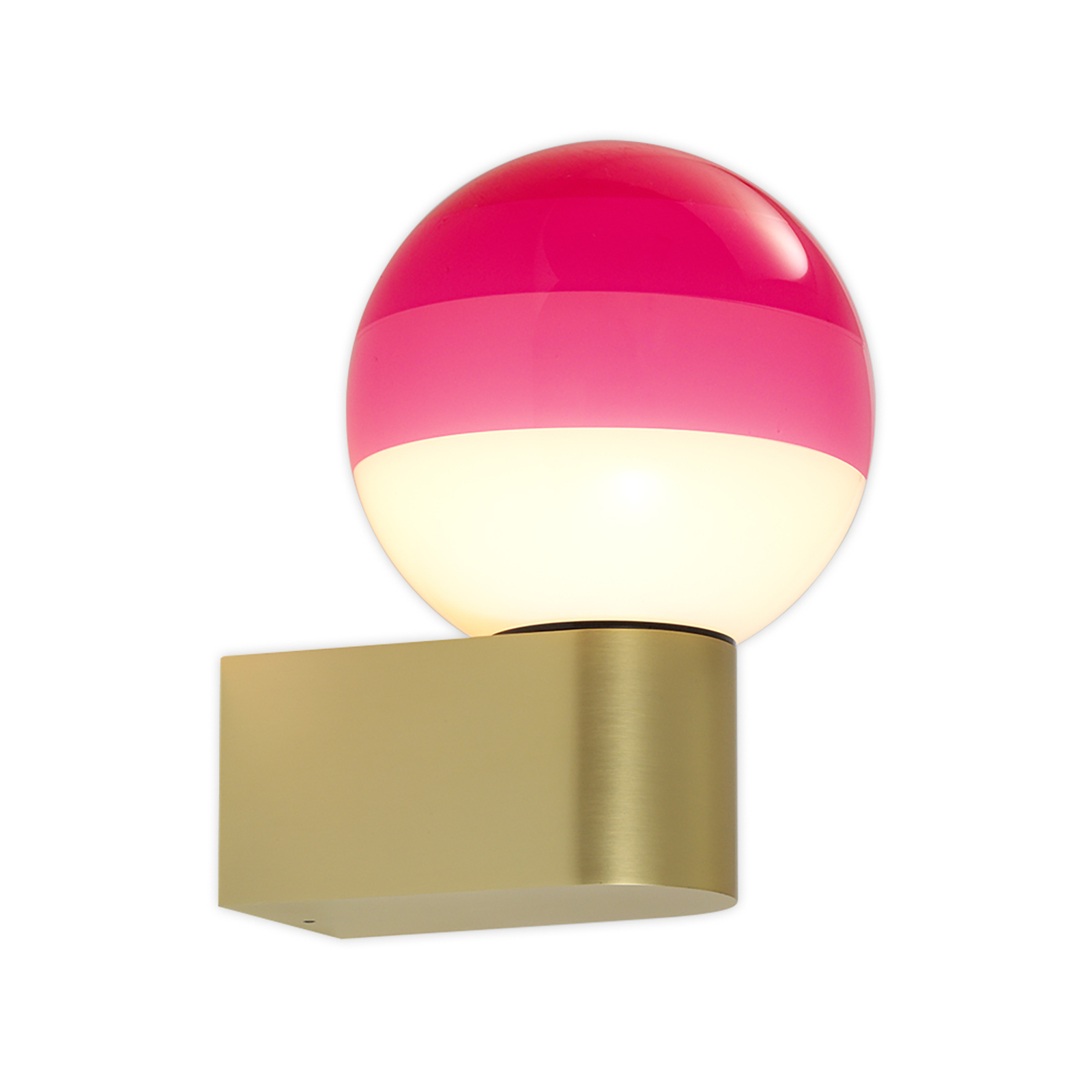 MARSET Dipping Light A1 LED-vegglampe, rosa/gull
