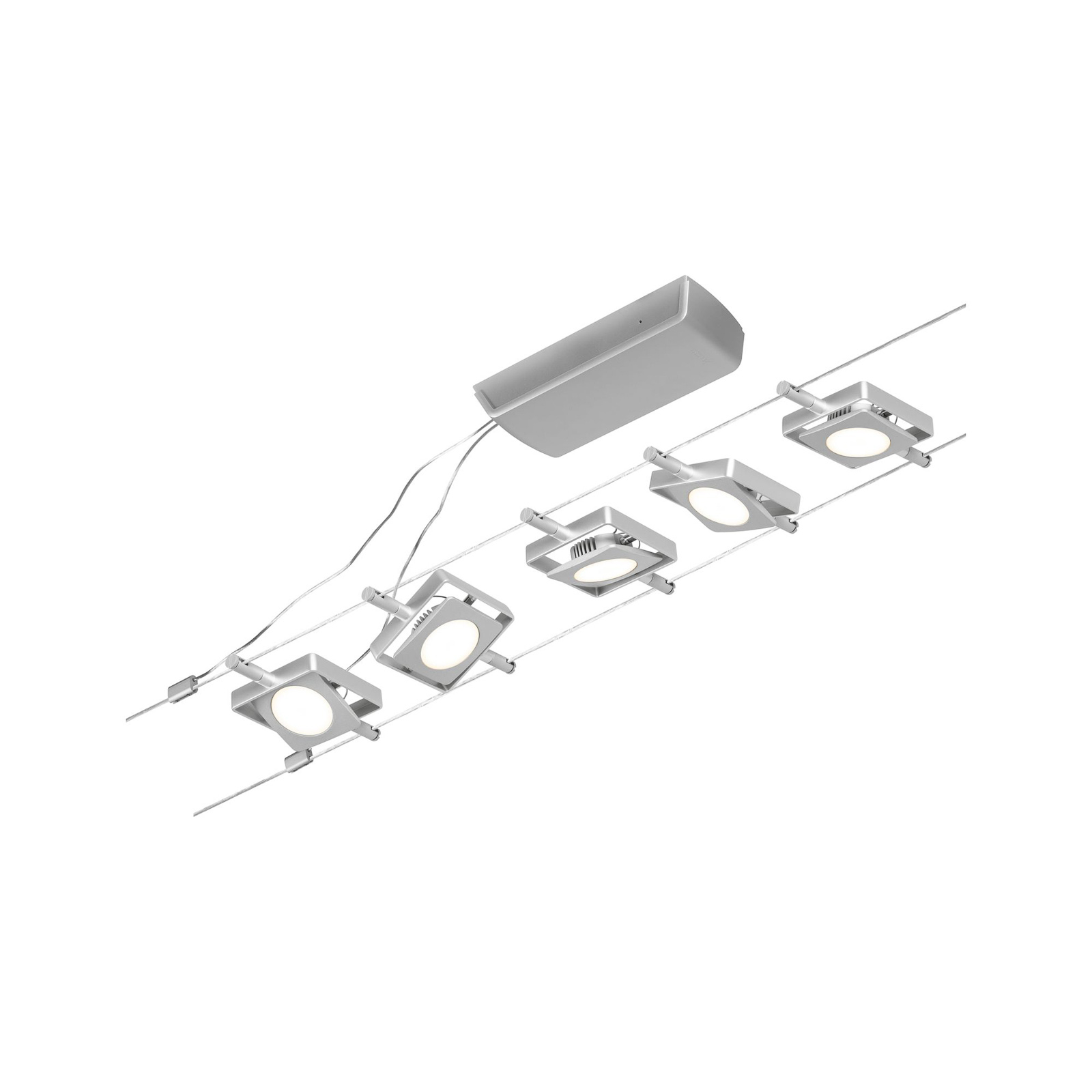 Paulmann Wire MacLED lankový systém 5 zdrojů chrom