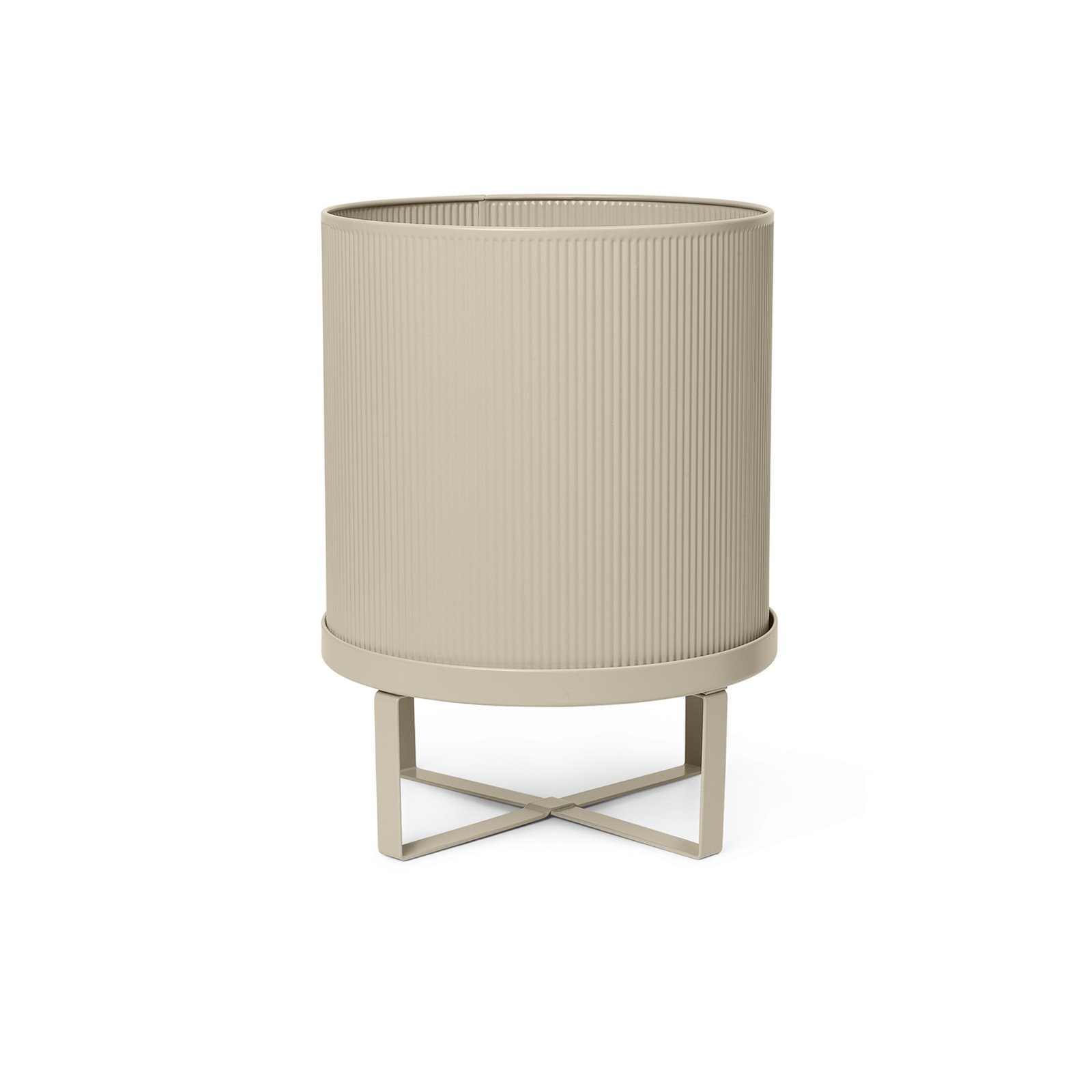 ferm LIVING blomkruka Bau, beige, stål, Ø 28 cm