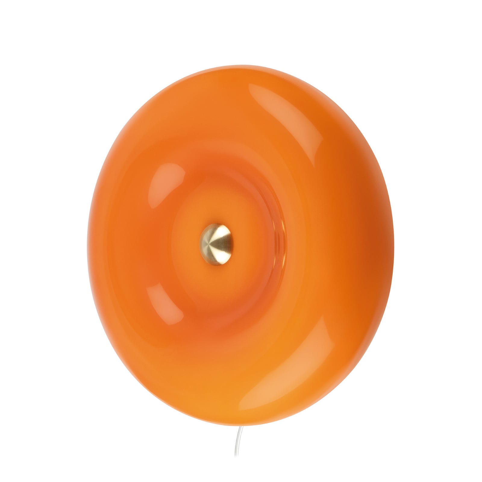 OSRAM Φωτιστικό τοίχου LED Decor Lunea, πορτοκαλί, Ø 30 cm, γυαλί, CCT,