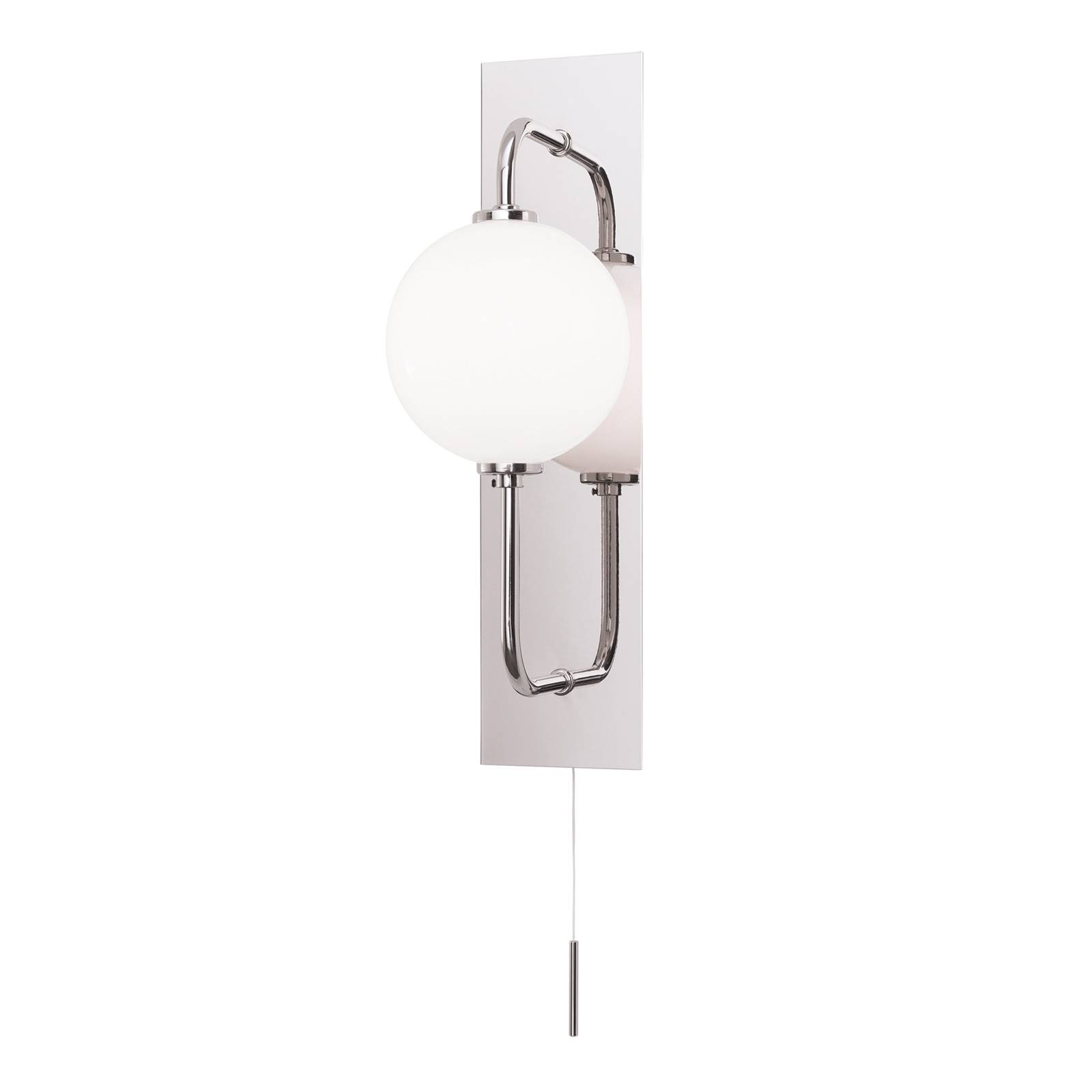 ORION LED-Wandleuchte Pipes in glänzendem Nickel