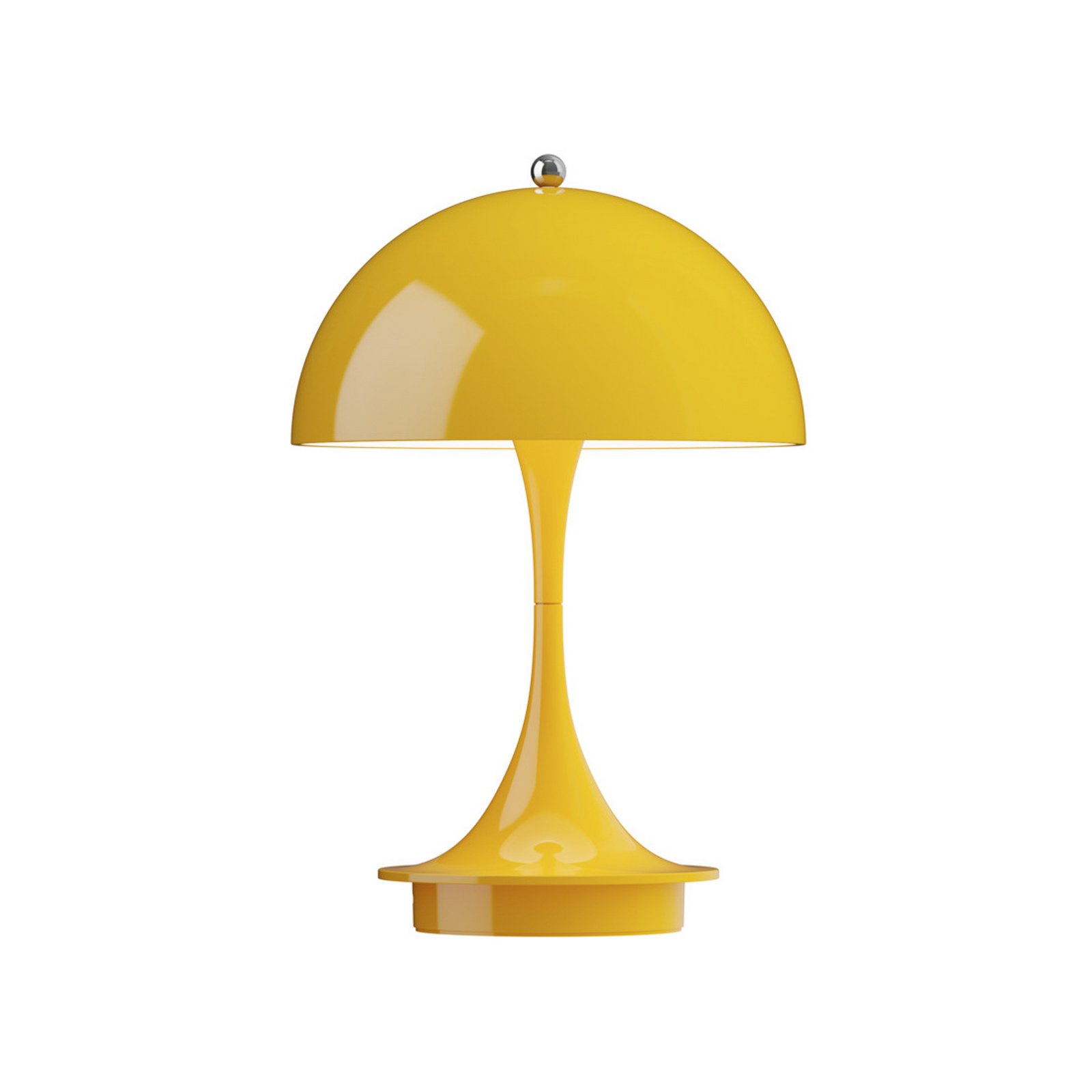 Panthella 160 Portátil Candeeiro de Mesa V3 Opaque Amarelo - Louis Poulsen