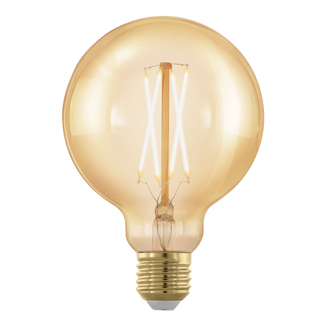 LED-Globelampe E27 G95 4W 1.700K gold, dimmbar