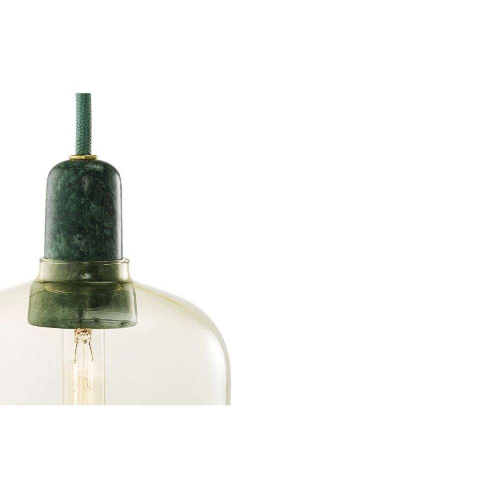 Amp Lustră Pendul Large Gold/Green - Normann Copenhagen