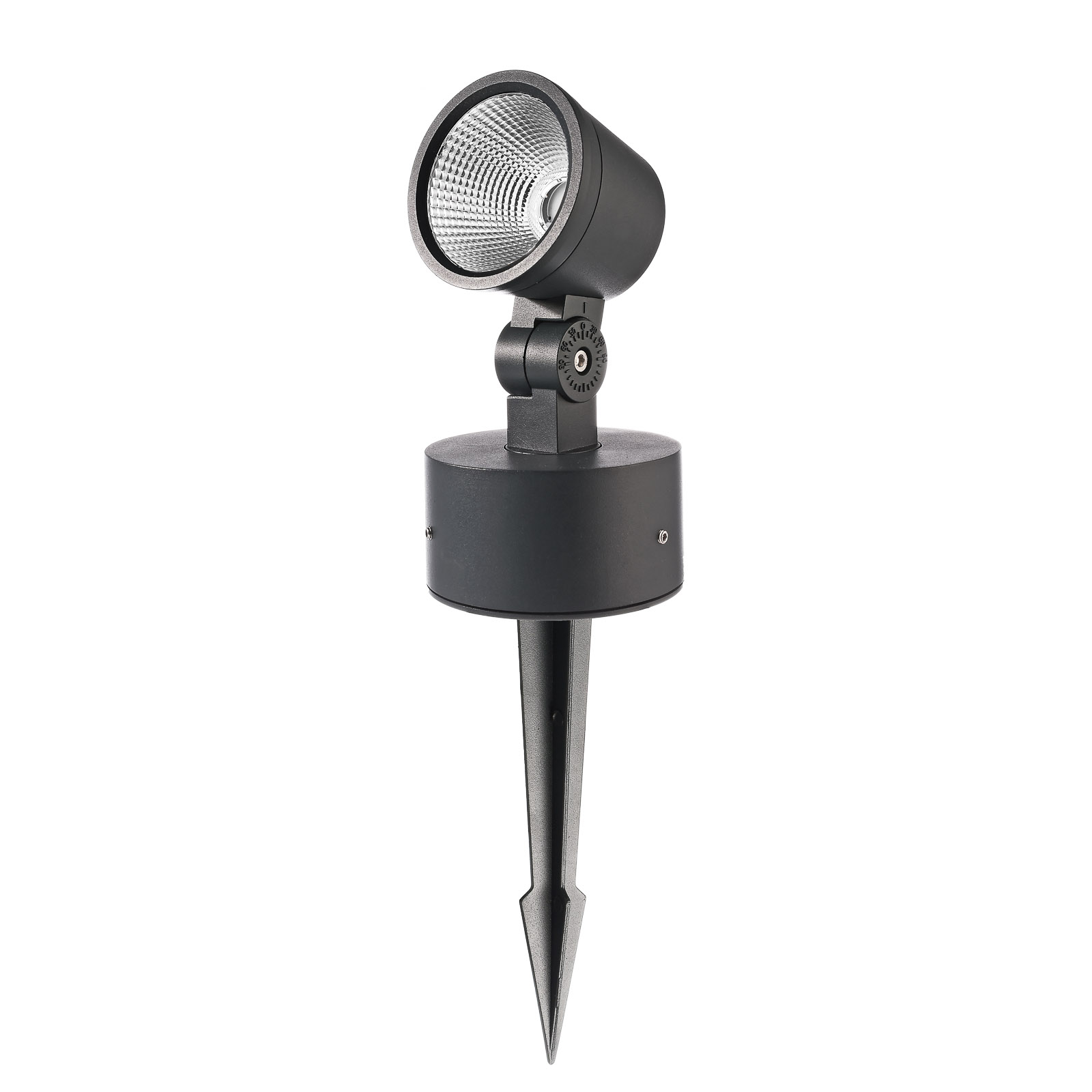 Deko-Light Utend?rs LED-spot Colt, dreie- og svingbar, 8 W - moderne utespotter - trykkst?pt aluminium, glass