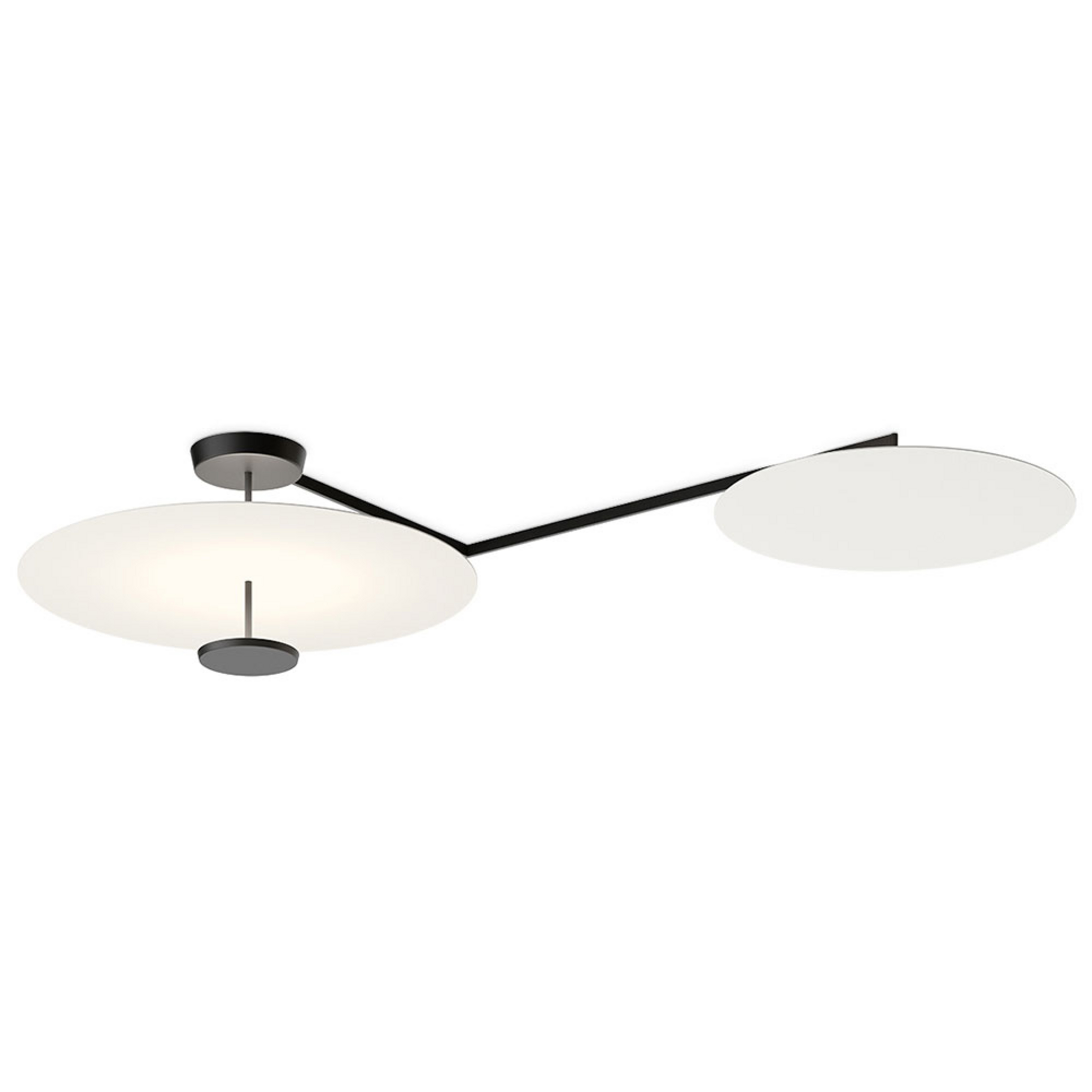 Vibia Flat LED-Deckenleuchte 3-flg. weiß DALI dim