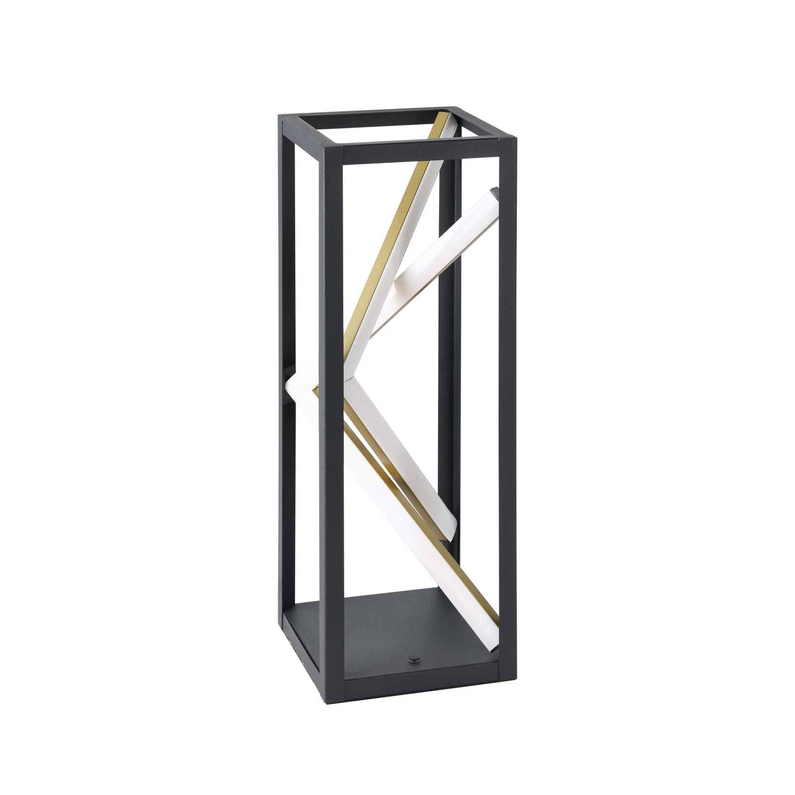 Stars of Light LED-Tischlampe Penela schwarz/gold 43 cm CCT