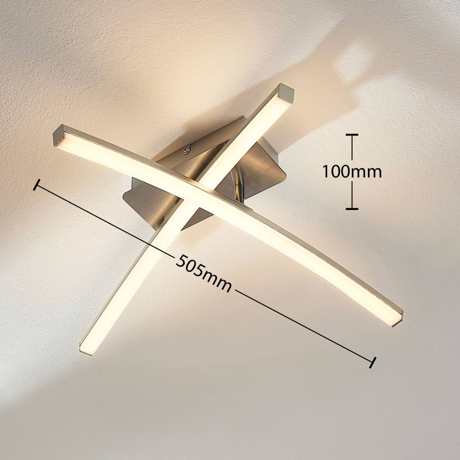 4-stopniowa lampa sufitowa LED Laurenzia