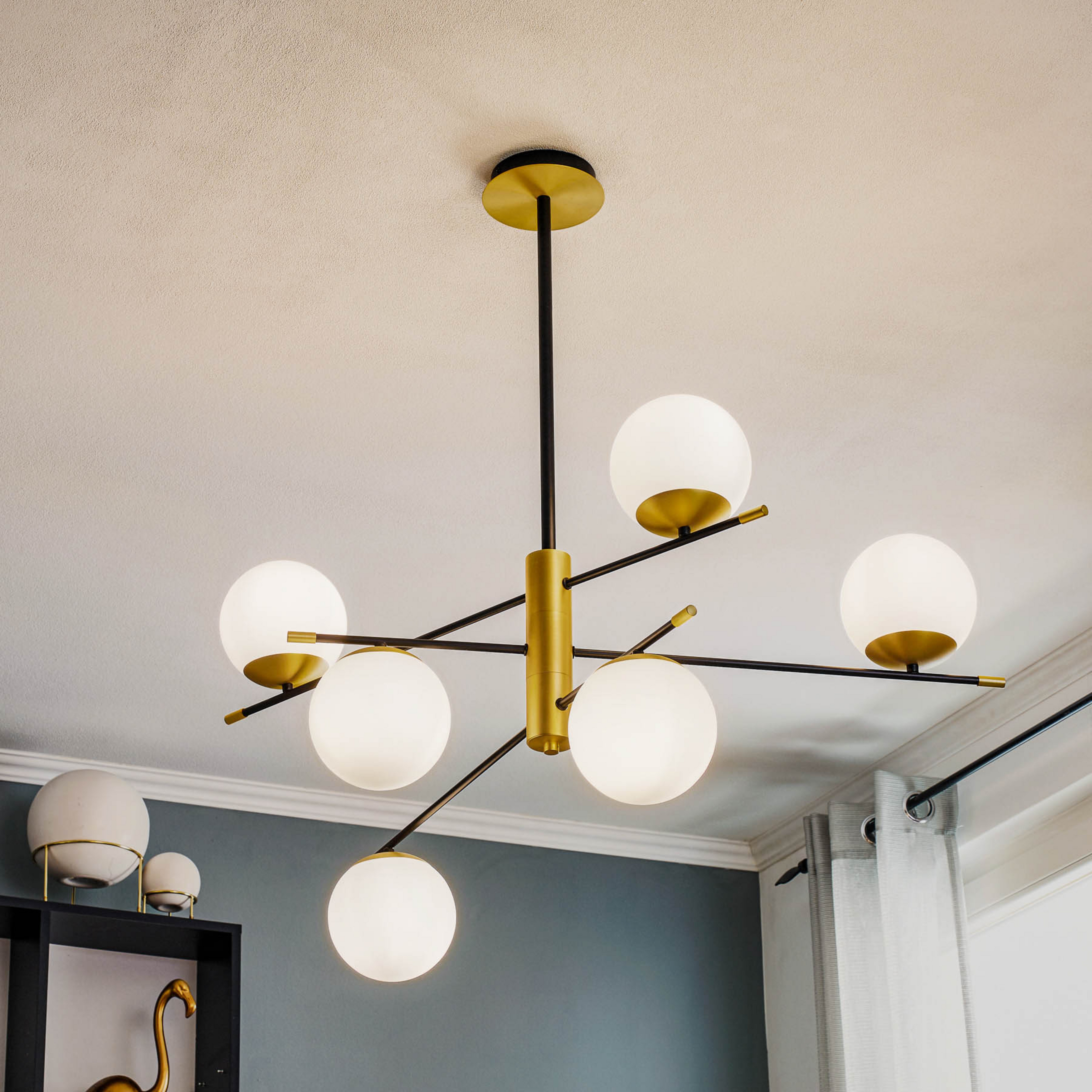 Lampa wisząca Nostalgia, 6-punktowa