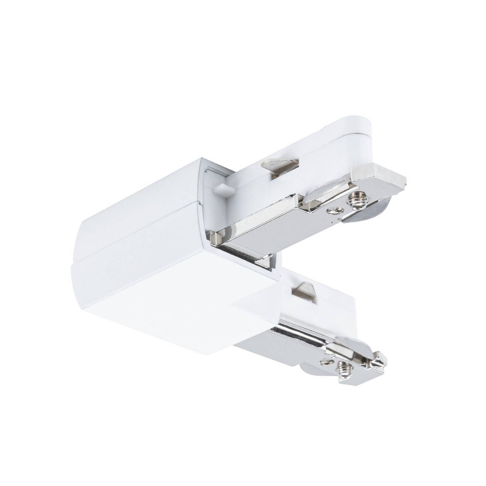 95646 URail Verbinder L-Stück 62x62mm max1000W Metall Signalweiß - Paulmann