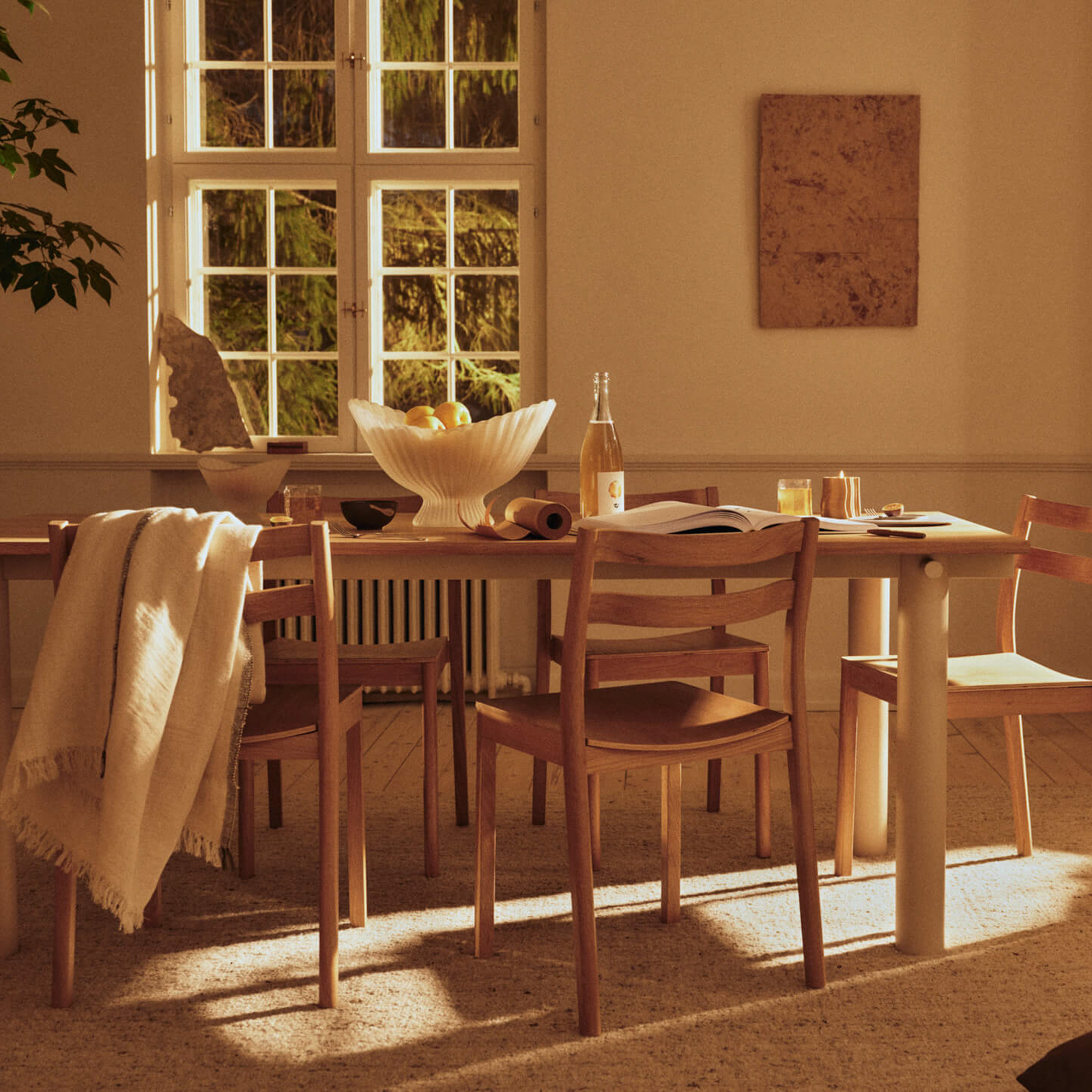 FOUNTAIN tál, magasság 24 cm, matt üveg - LIVING