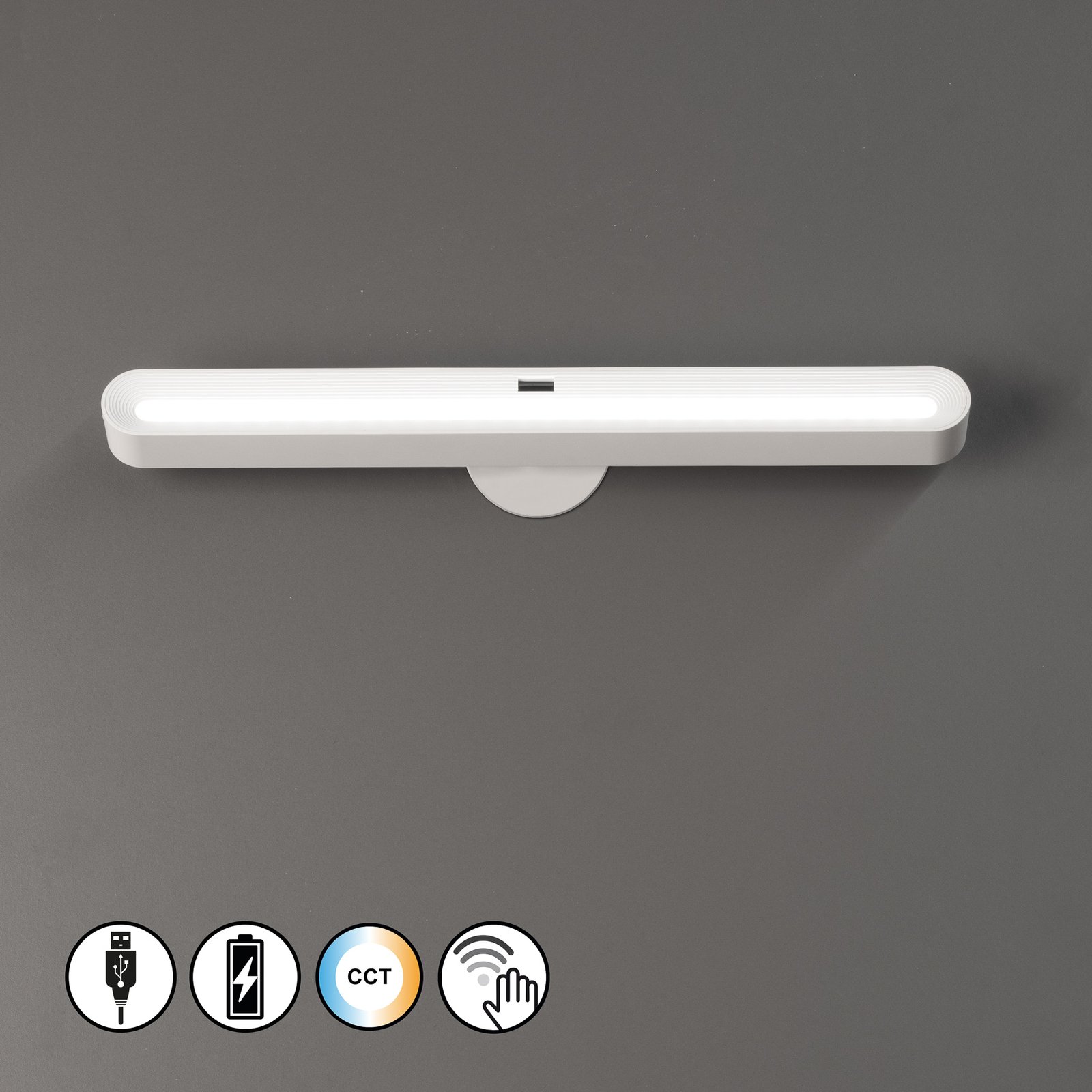 LED under-cabinet light Magnetics, white, sensor, 4,000K