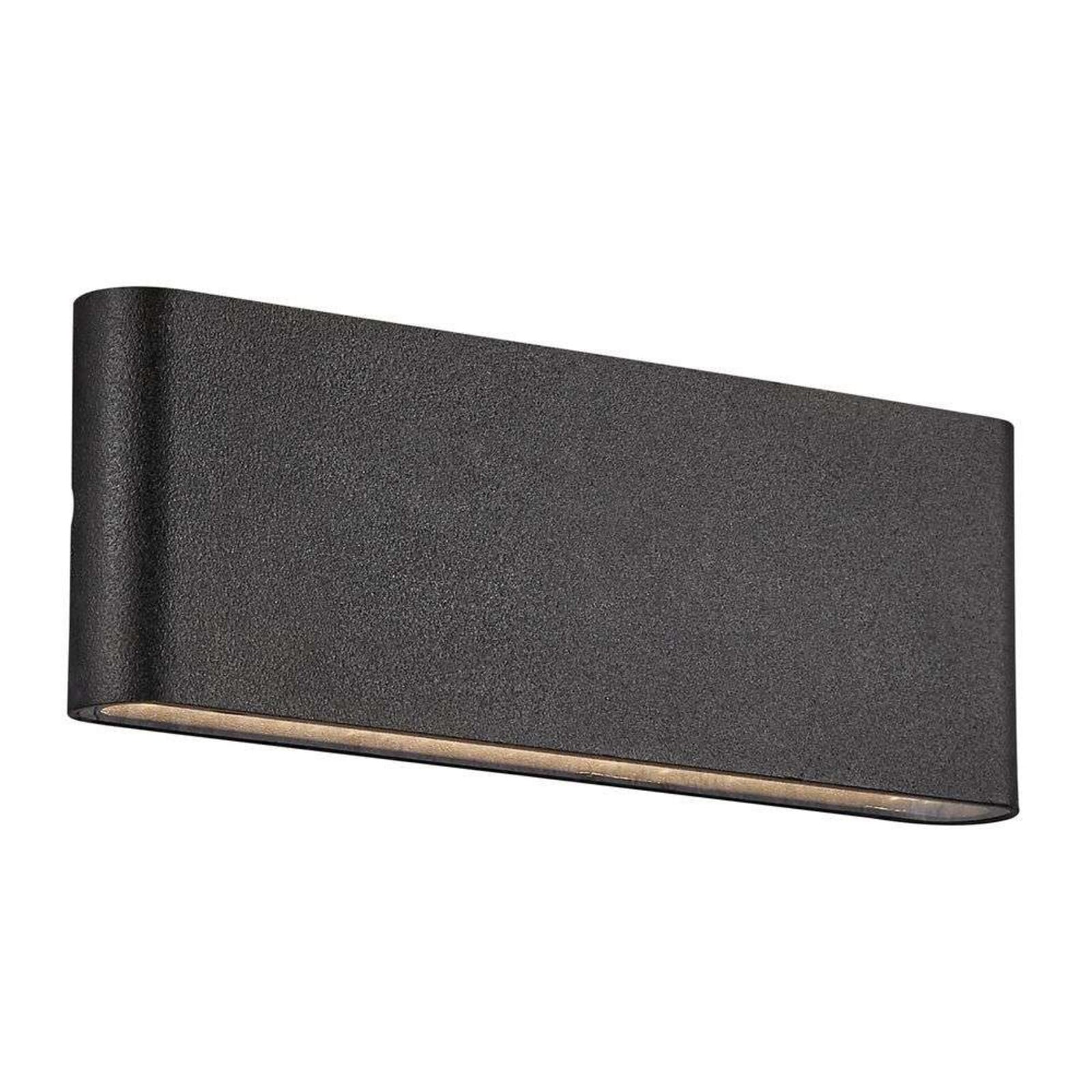 Kinver 26 LED V&auml;gglampa Black Nordlux - Aluminium