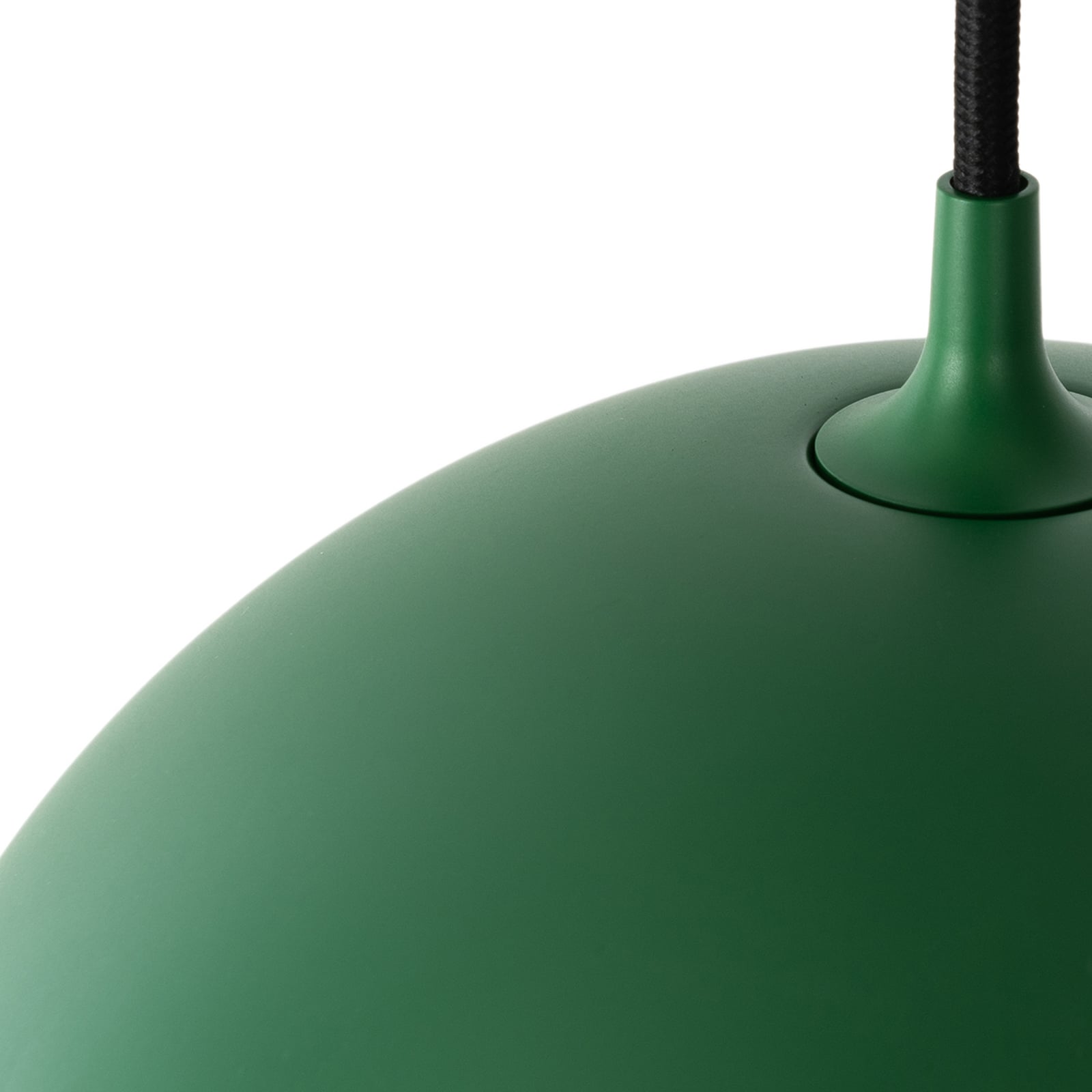 Żyrandol Nola Hide, zielono-biały, Ø 22 cm, aluminium/szkło, E14 Żyrandol Nola Hide, zielono-biały, Ø 22 cm, aluminium/szkło, E14