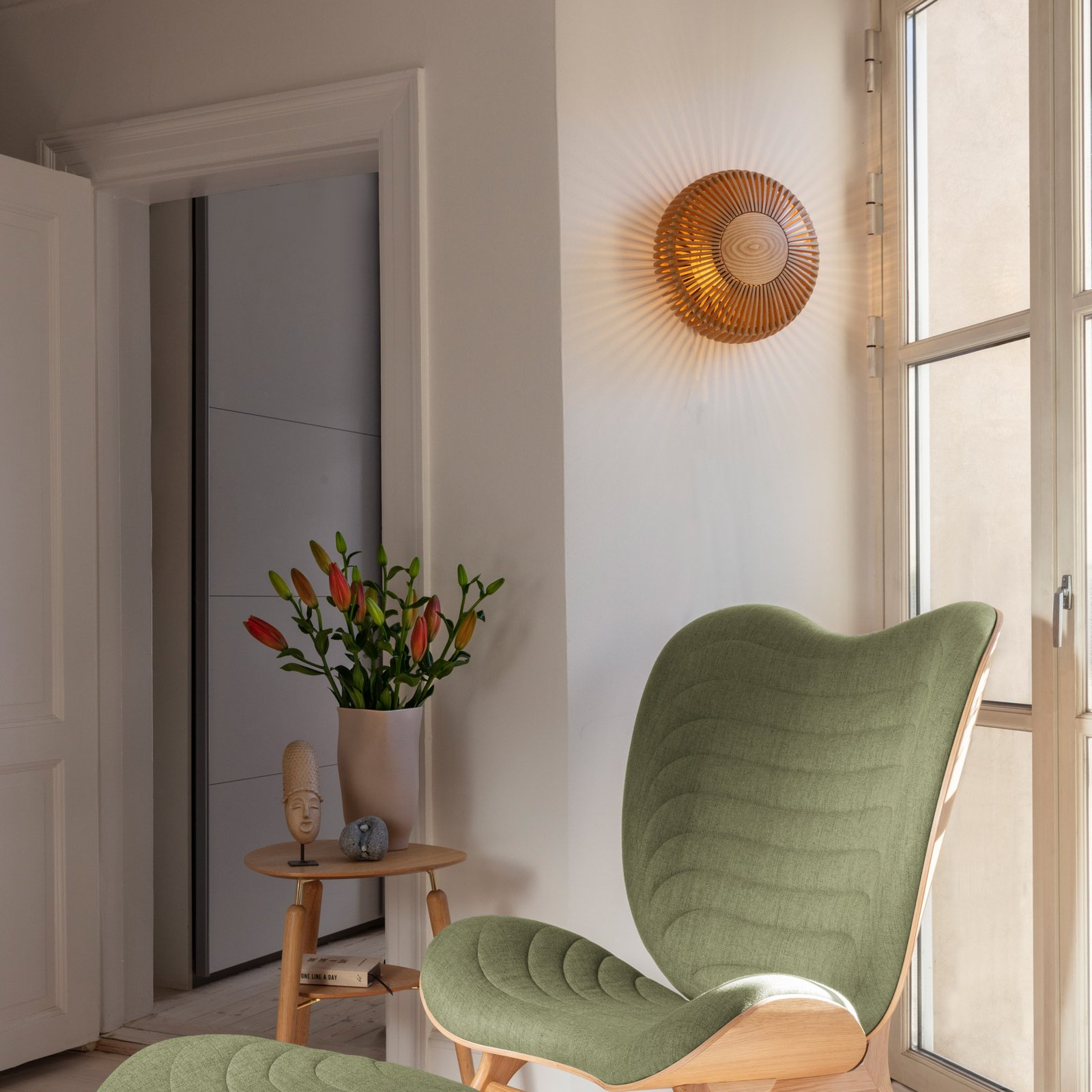 Clava Up Wood Vägg-/Plafond Large Oak - UMAGE