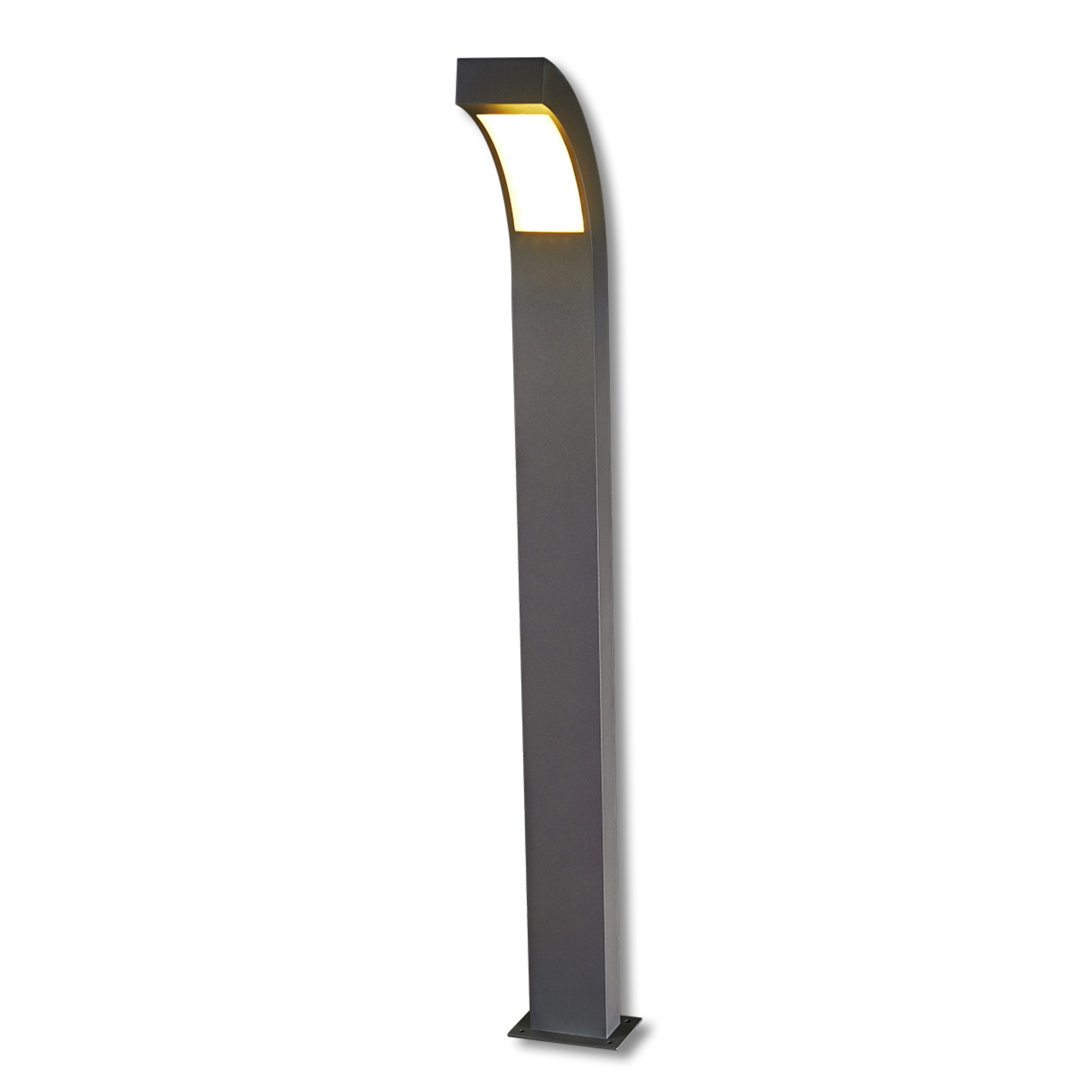 Lennik Außen Gartenleuchte H100 Graphite - Lucande