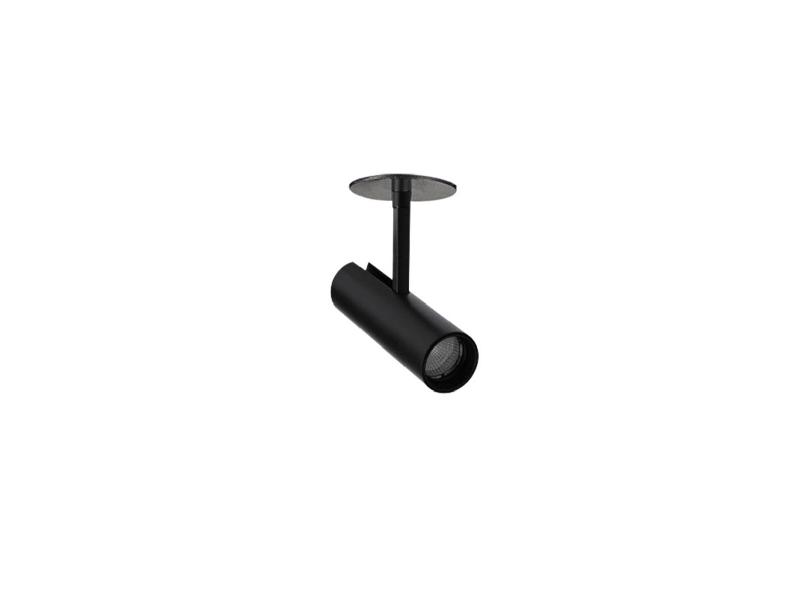 Tube Slim LED-indbygningsspot, 2700K, dæmpbar, sort ANTIDARK - Køkken - Aluminium billede