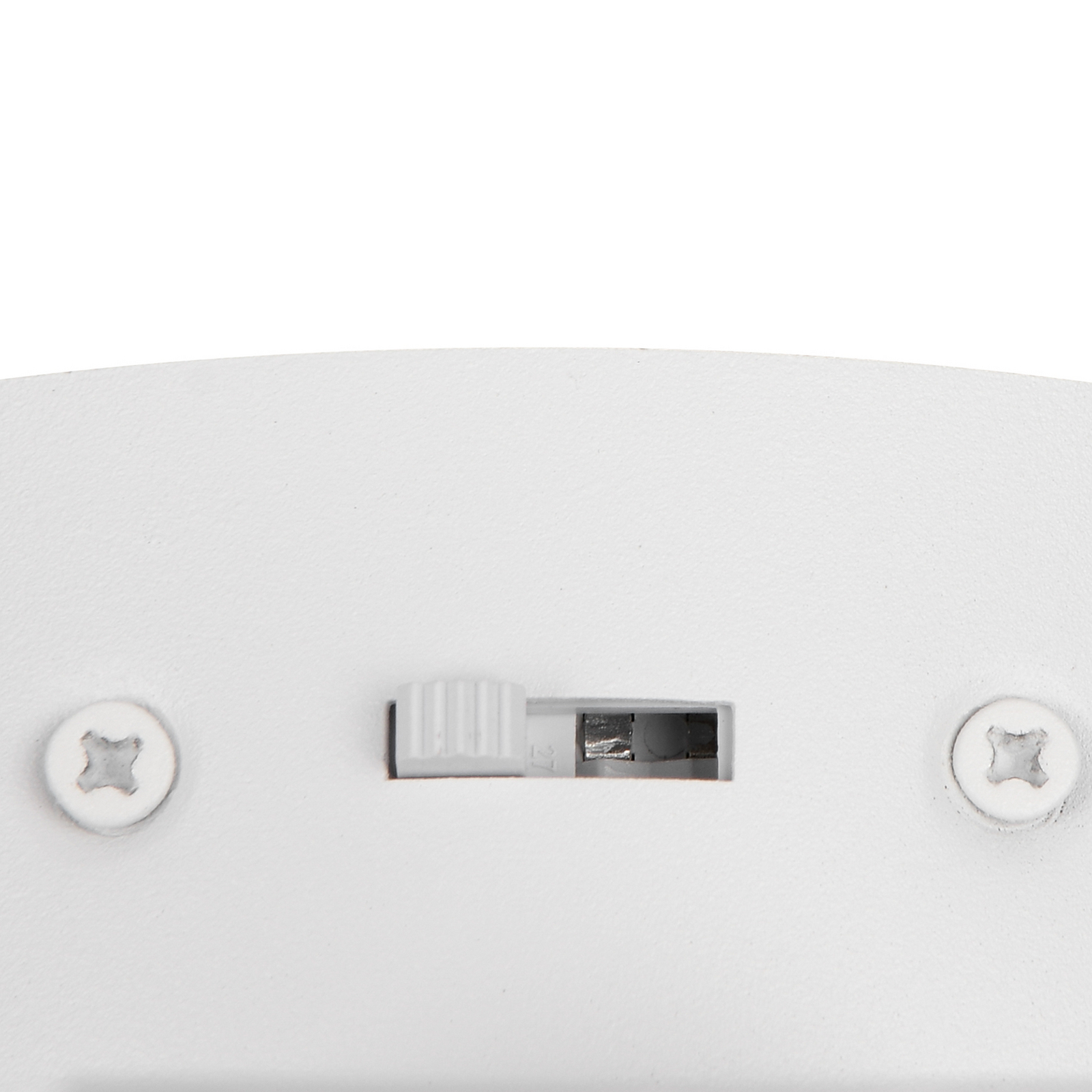 LED stenska svetilka Napoli, bela mat, višina 34 cm, kovina, CCT