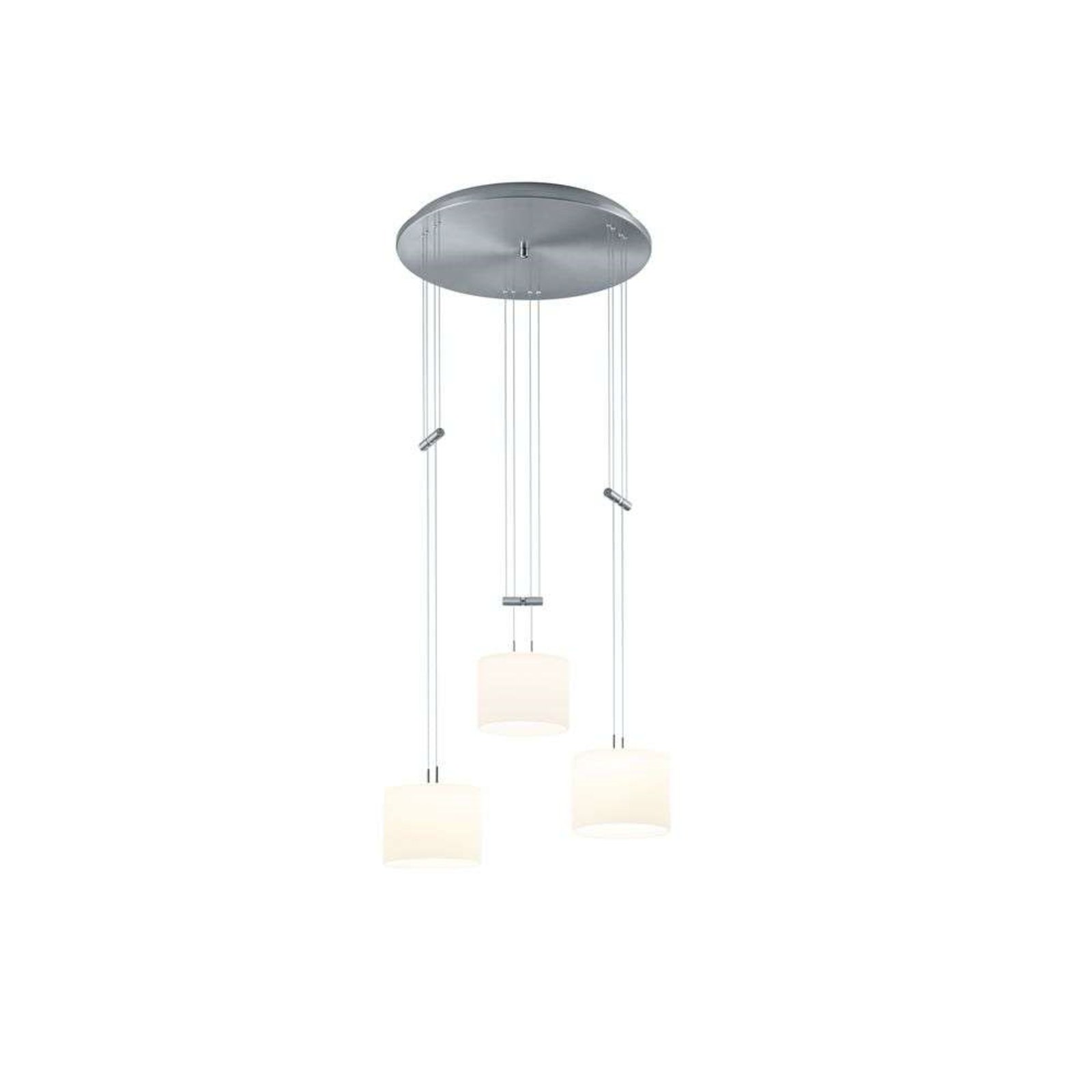 Grazia Cluster Trio Taklampa Chrome - Bankamp