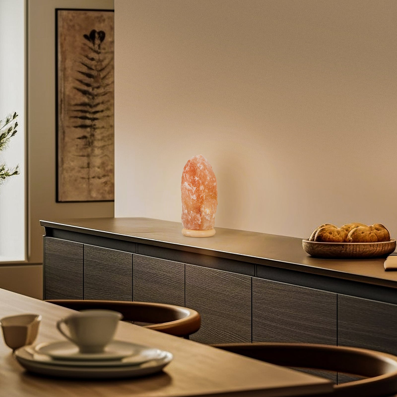 Harmony Salzlampe natur Sockel 30-35cm - Envostar