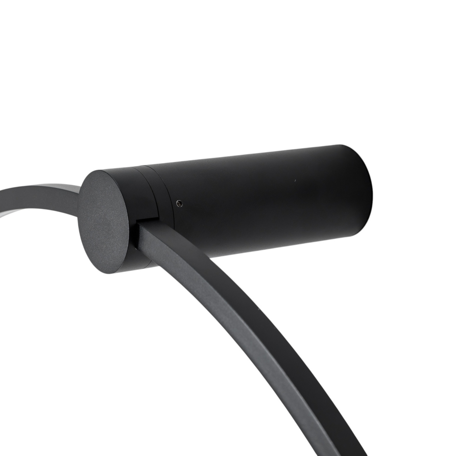 LED-Wandleuchte Saturno, schwarz, Ø 80 cm, Metall, 4.000 K