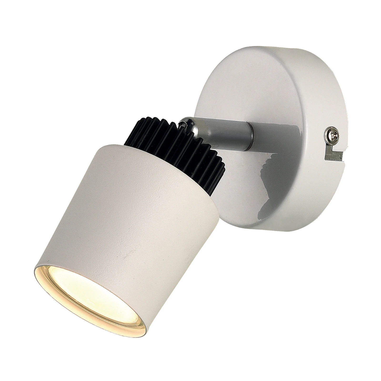 Foco de pared Tec en blanco, 1 luz