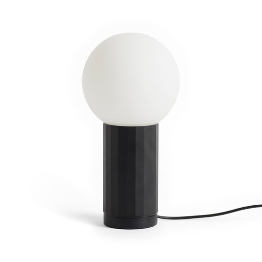 TURN ON LED-bordslampa, svart, höjd 20 cm, dimbar - HAY