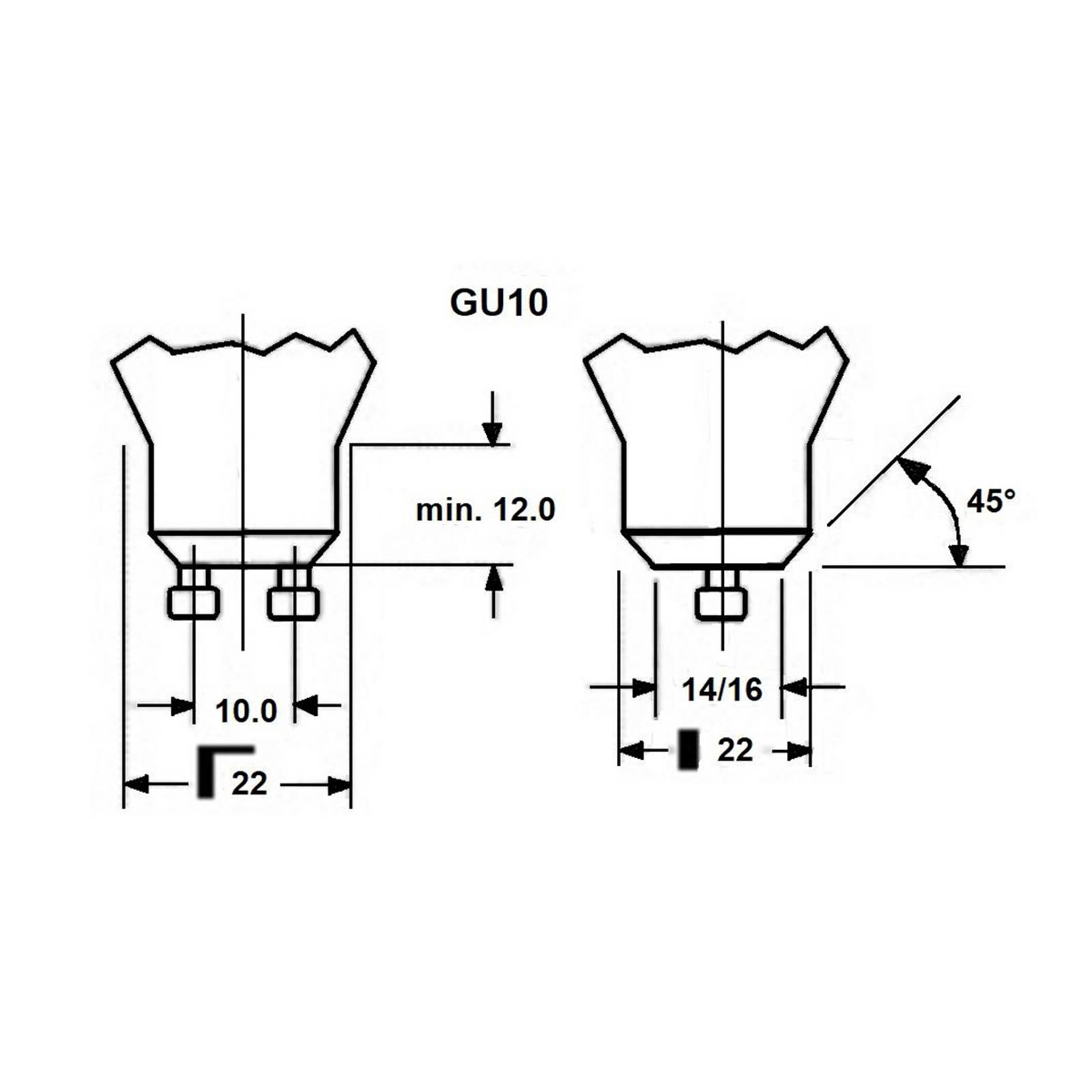 LED-Leuchtmittel SUPERIA RETRO ES50 GU10 4,8 W 965 475lm 36° günstig online kaufen