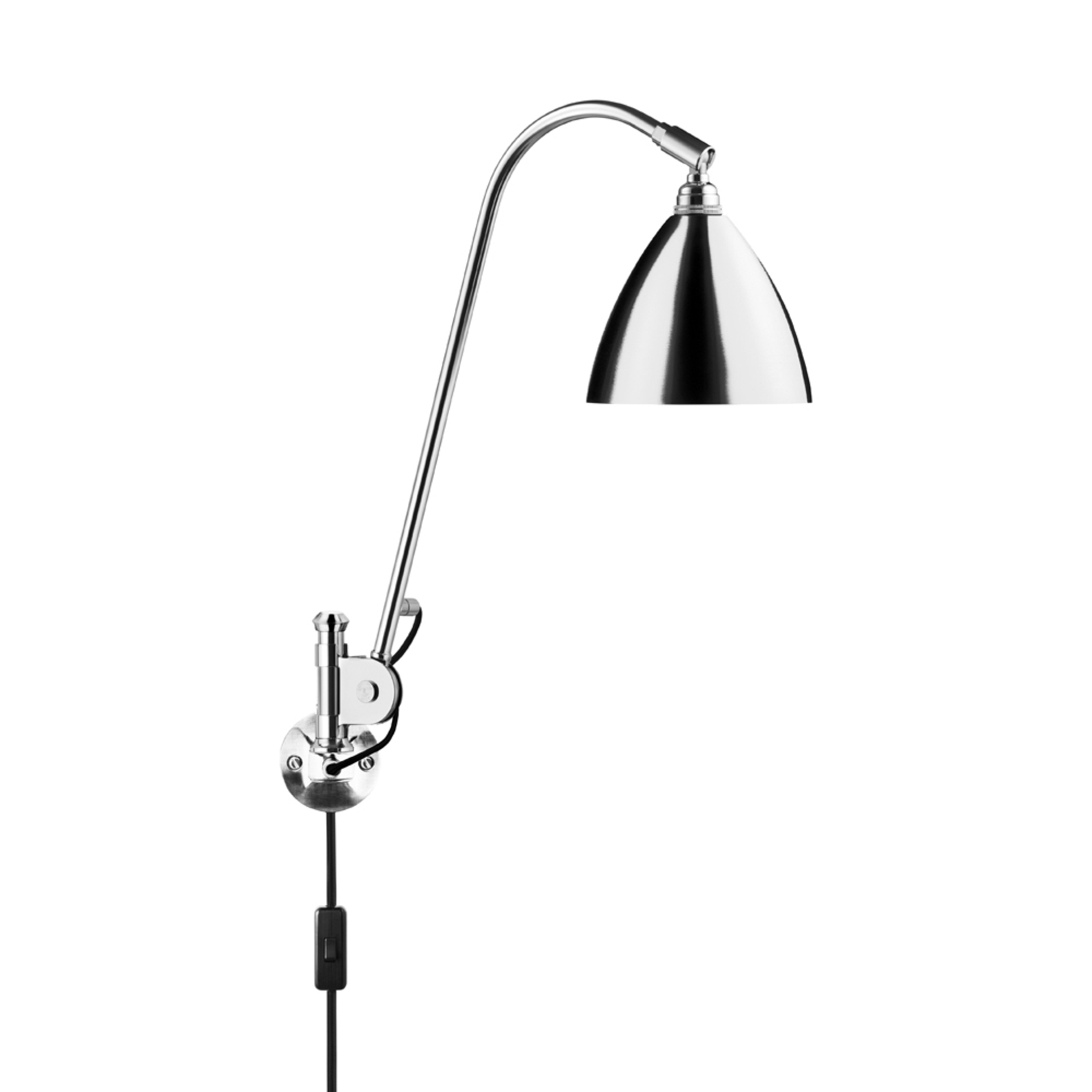 Bestlite BL6 Wall Lamp ø16 Chrome/Chrome - GUBI