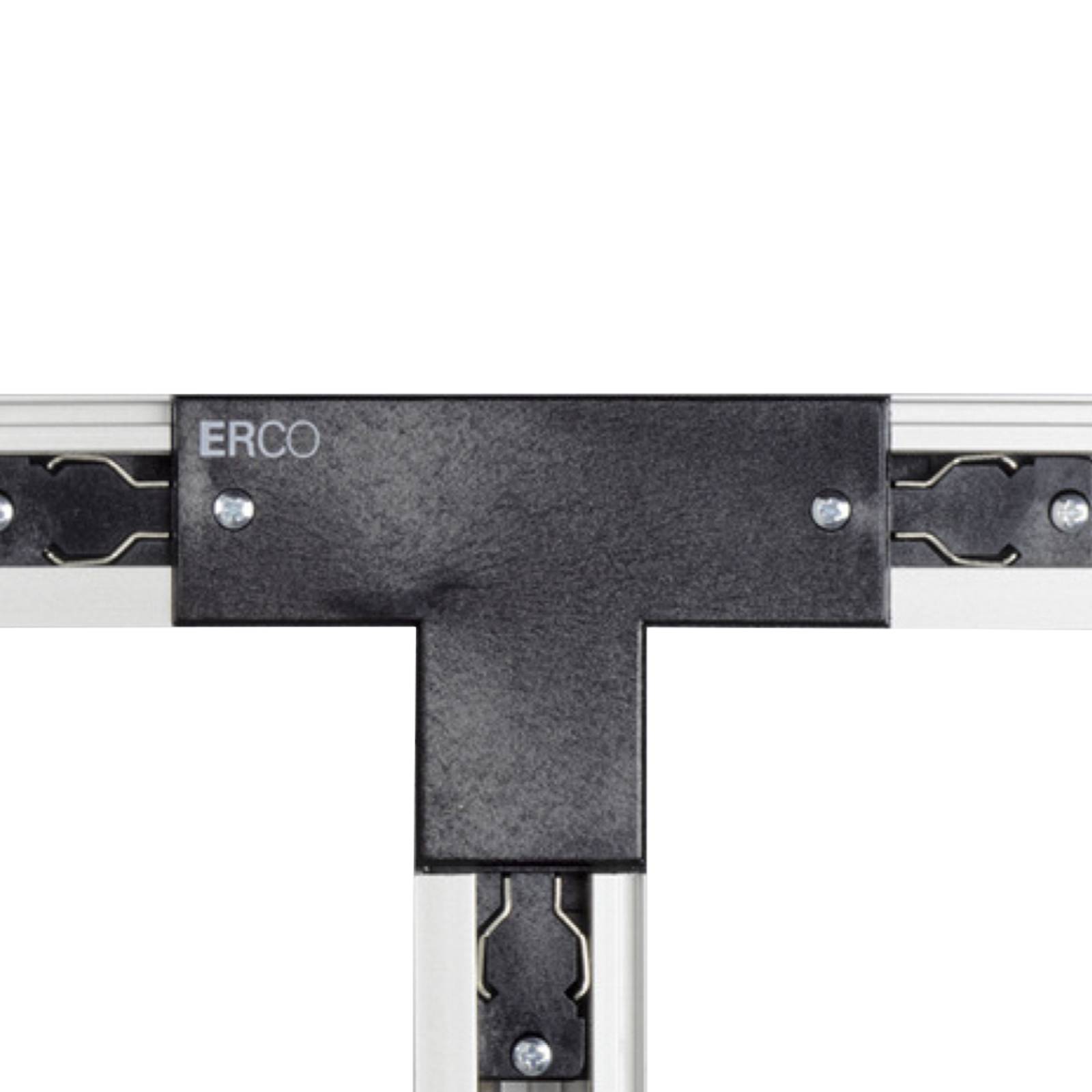 ERCO 3-faset T-konnektor jordledning højre sort