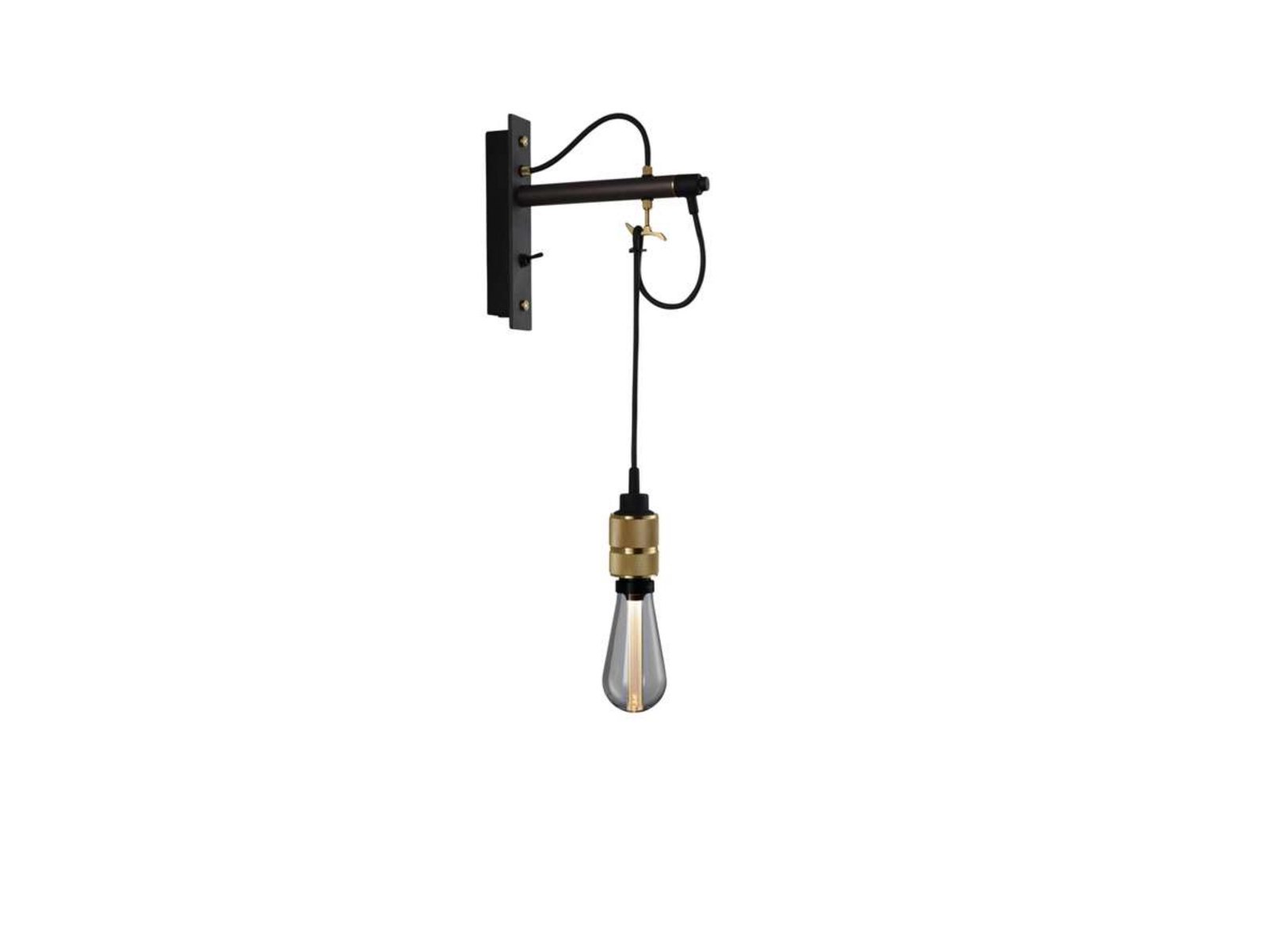 Hooked Aplique de Pared Graphite/Brass - Buster+Punch