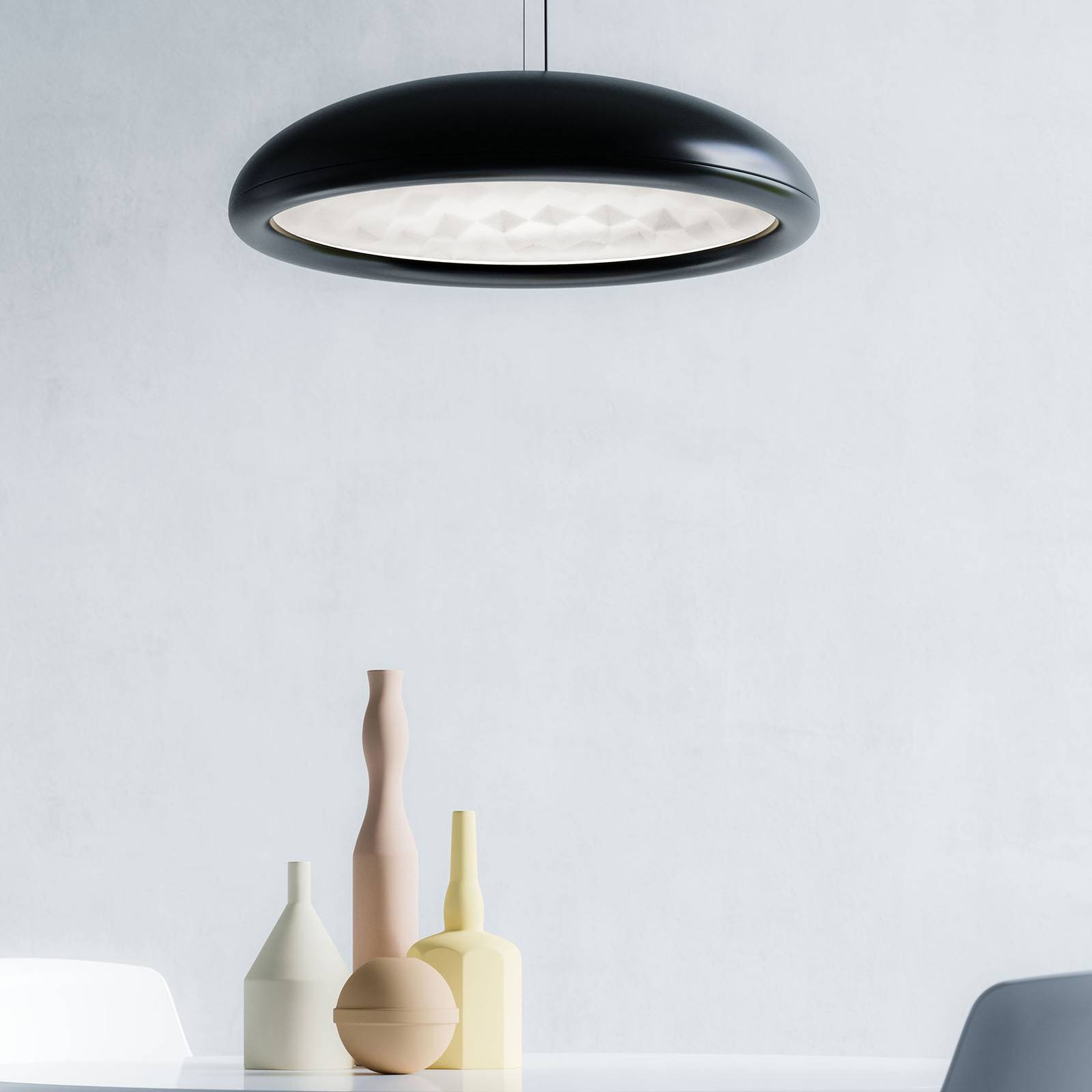 Rotaliana Febo H1 lampa wisząca LED czarna-matowa