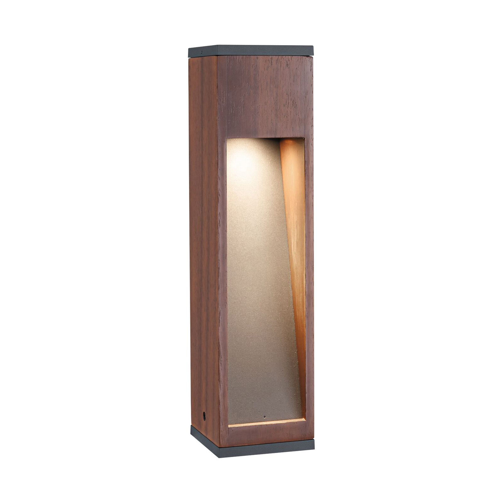 Paulmann Trabia Lampioncino LED in legno, altezza 40 cm