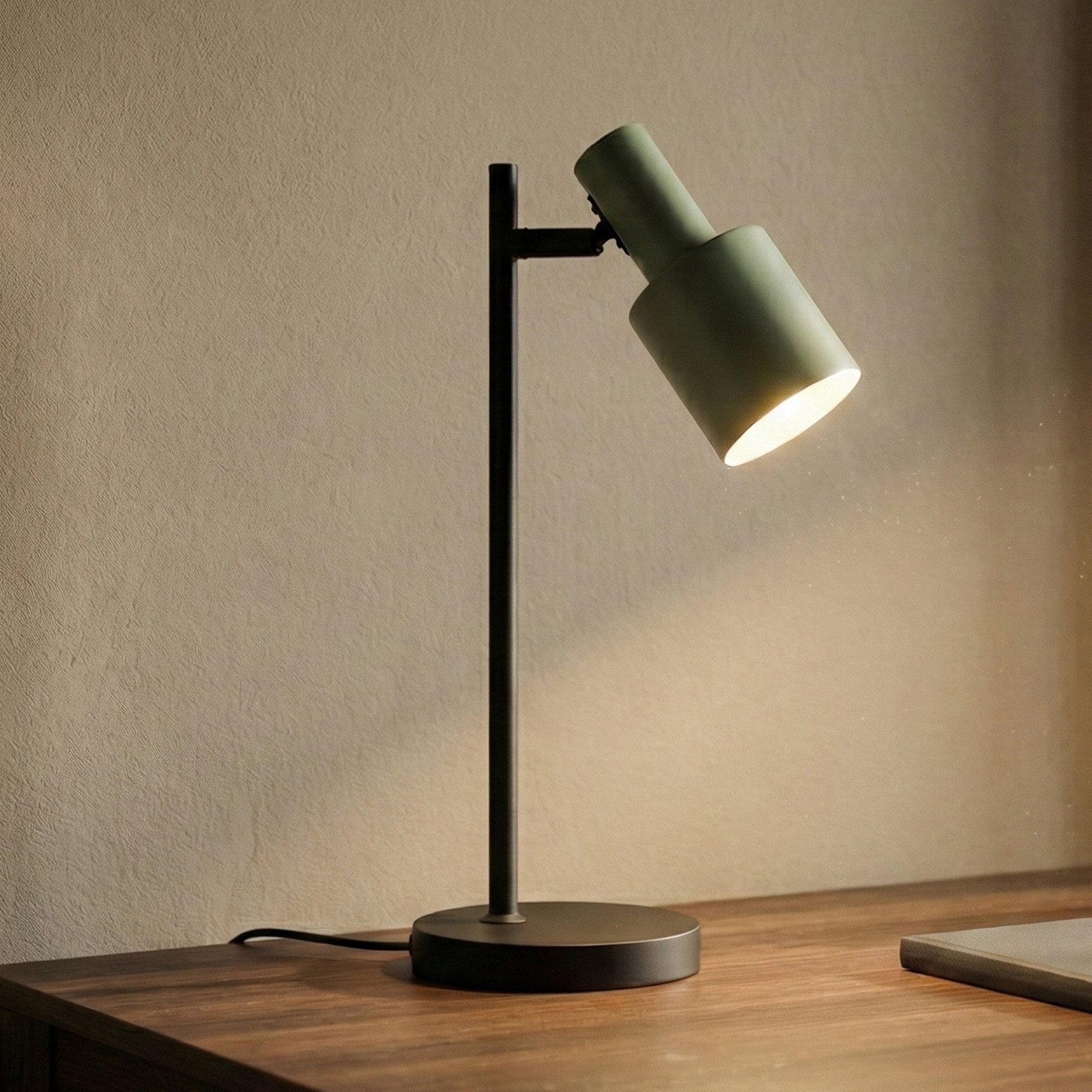 Ovelia Bordlampe Green/Black - Lindby Ovelia Bordlampe Green/Black - Lindby