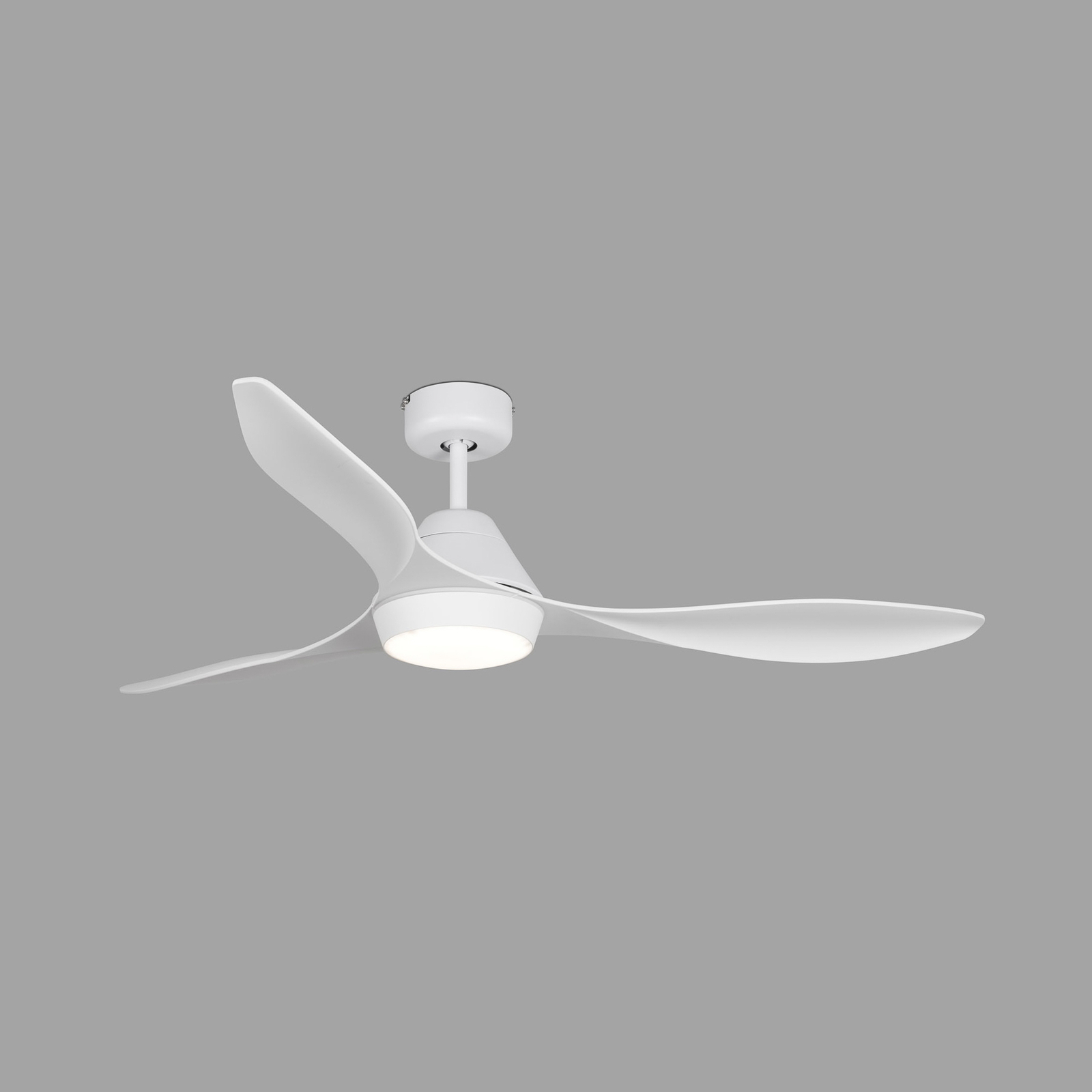 Polaris L LED ceiling fan, 3 blades, white