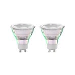 Arcchio LED bulb GU10 2.5W 2700K 450lm glass set of 2