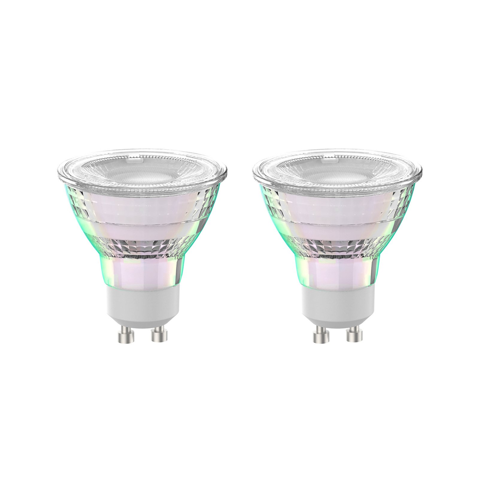 Arcchio LED-lamppu GU10 4.7W 2700K 850lm lasisarja, 2 kpl