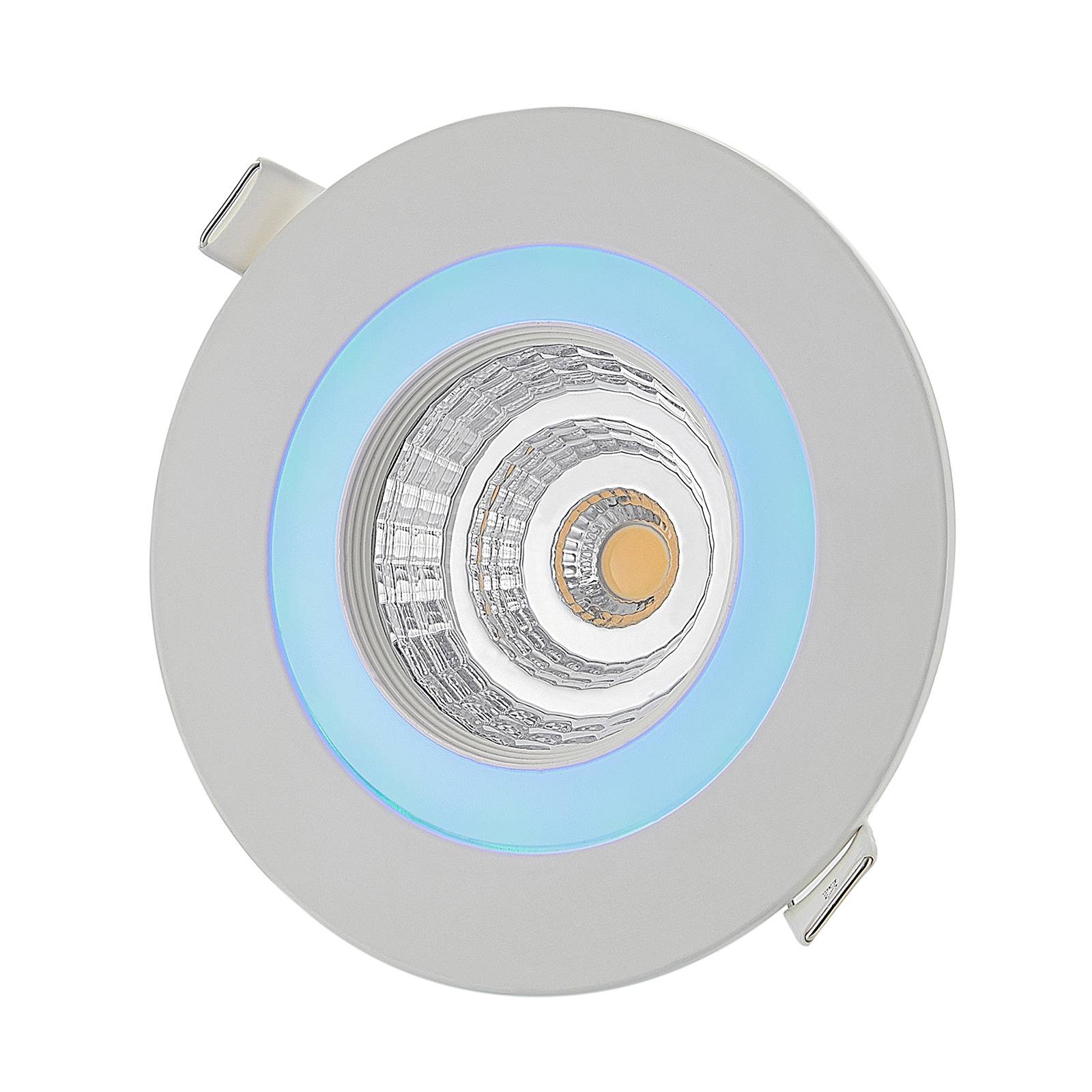 Lindby Noor LED-Einbaustrahler RGBW, weiß